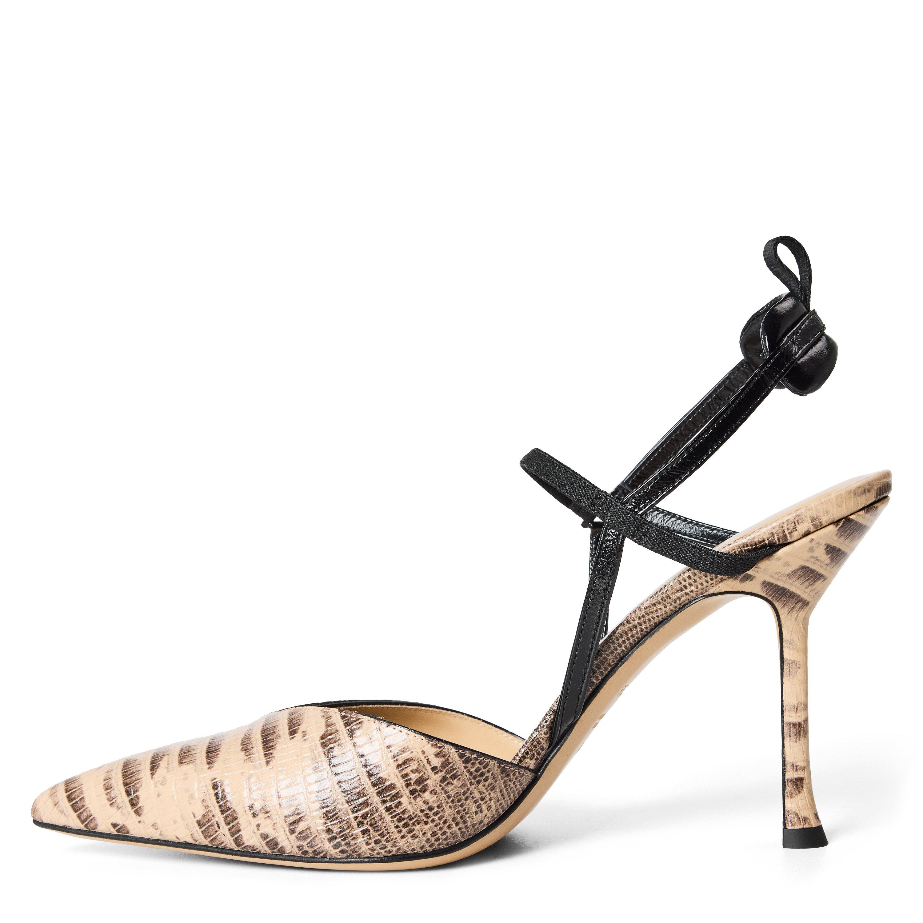 Rose Nude/Nero - Fendi - Fendi Sling Backs Ld64 - 2