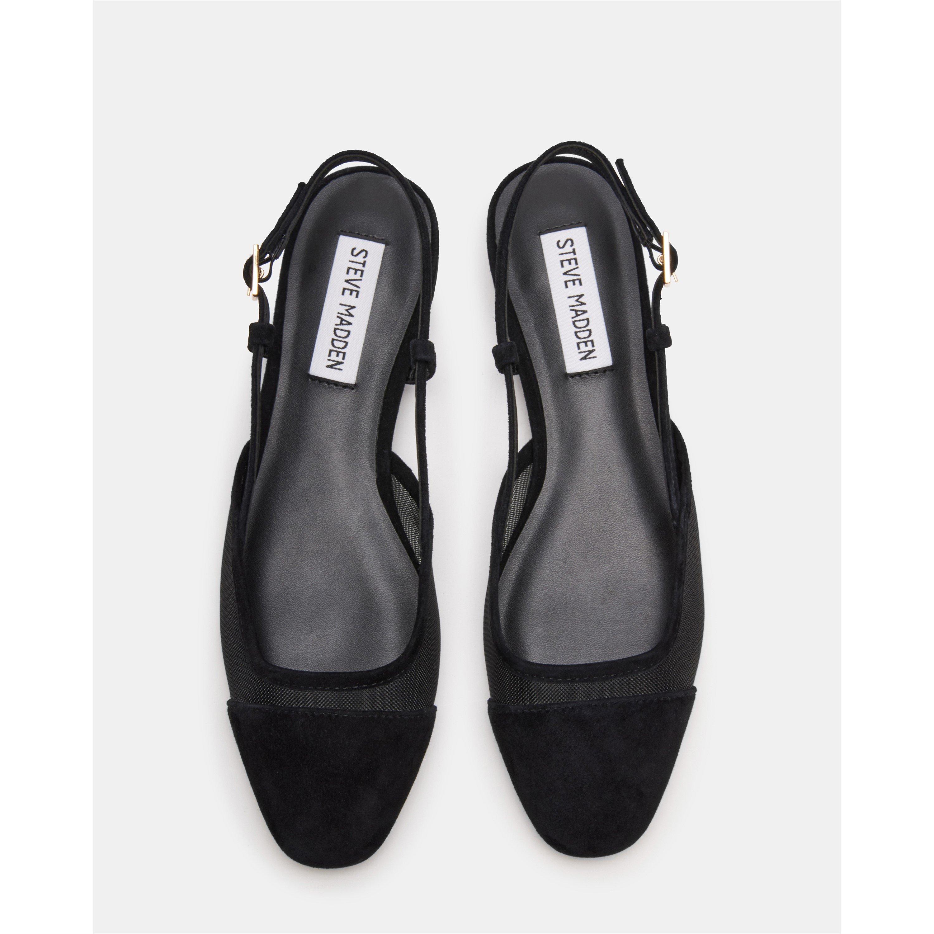 Noir - Steve Madden - Women's Belinda Flat Mules - 5