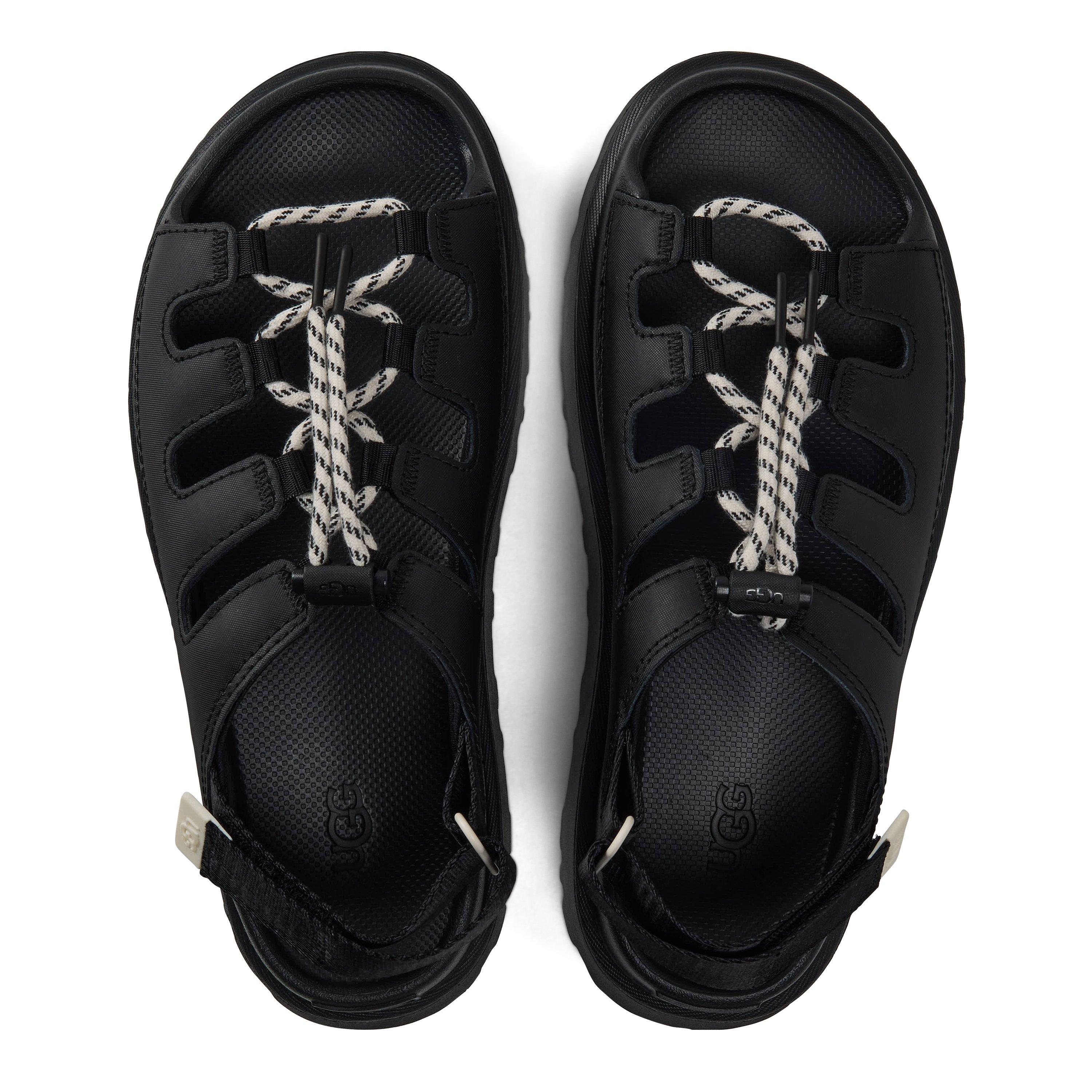 Black - Ugg - Women's Flat Sandals - 4