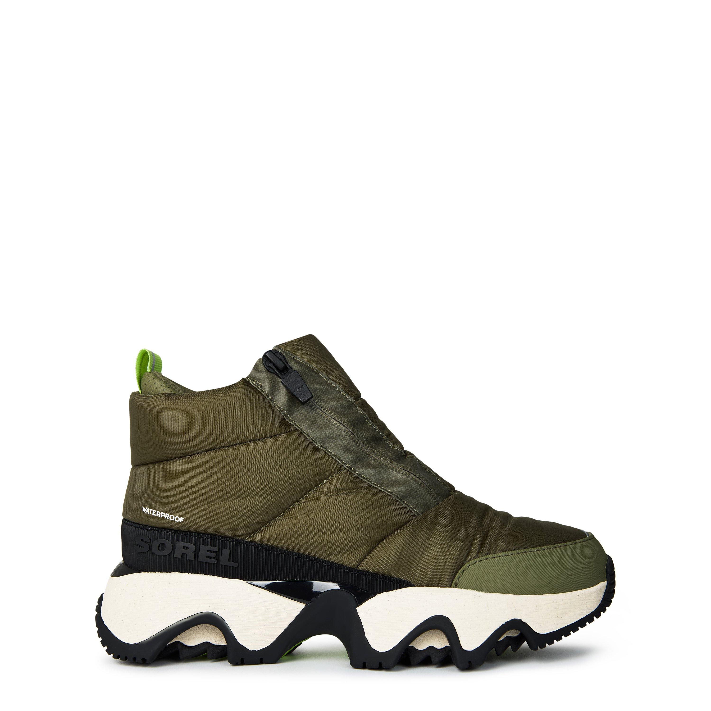 Stone Green - Sorel - Women's Kinetic Impact Caribou Weather Resistant Hiker Boots - 1