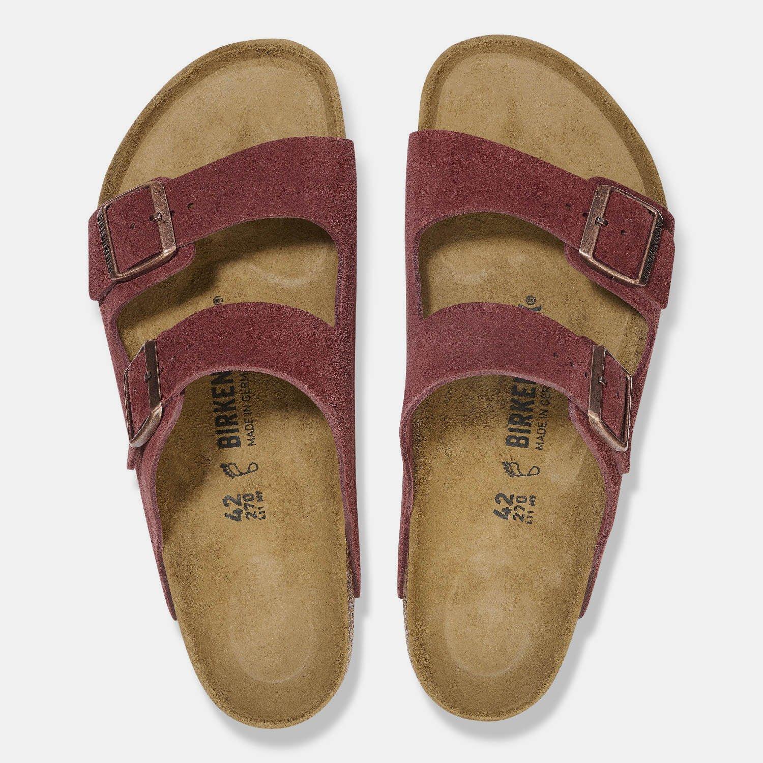Red - Birkenstock - Bstk Arizona Sandals Ld64 - 3