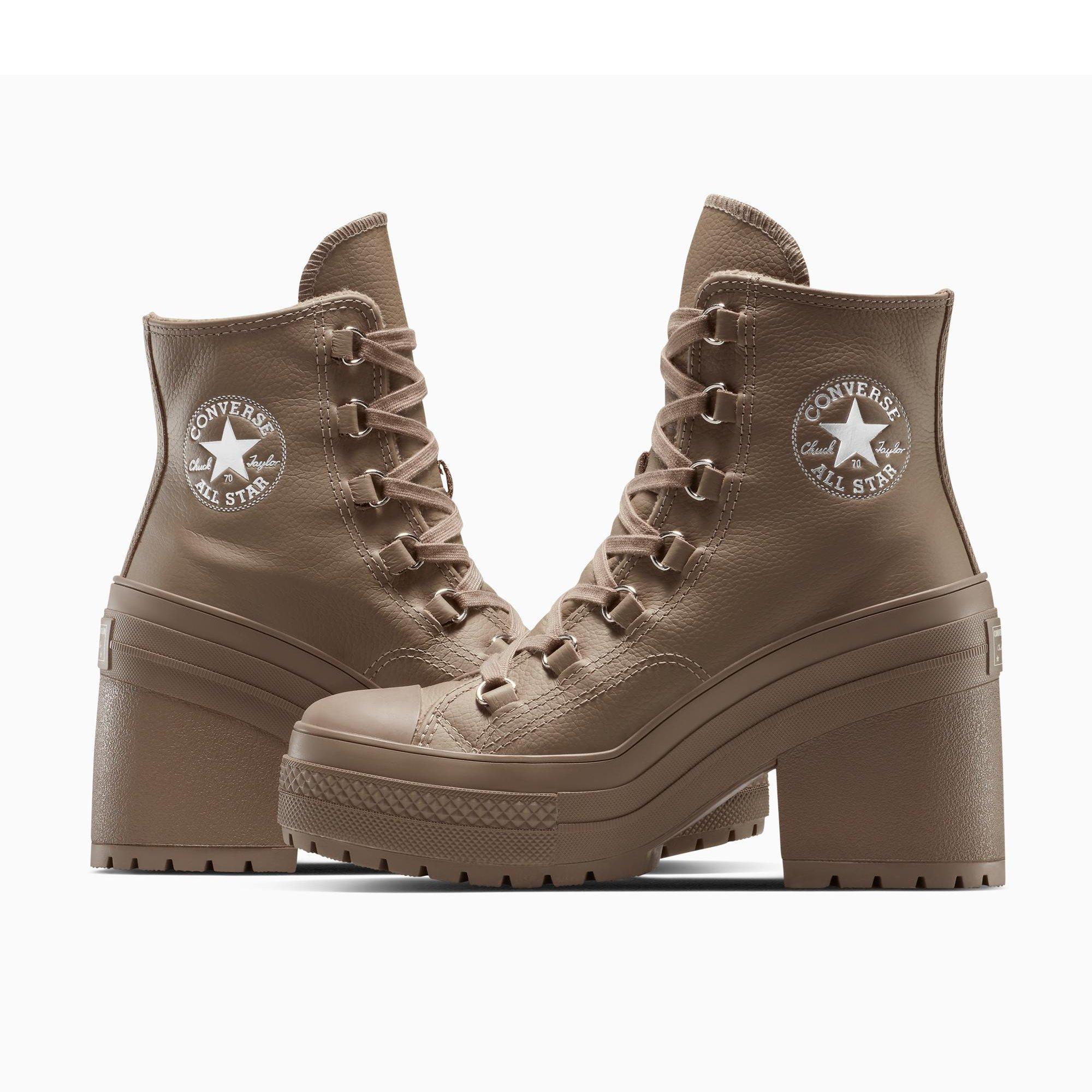 216-Classic T - Converse - Unisex Adults Chuck 70 De Luxe Heel Platform Ankle Heeled Boots - 3