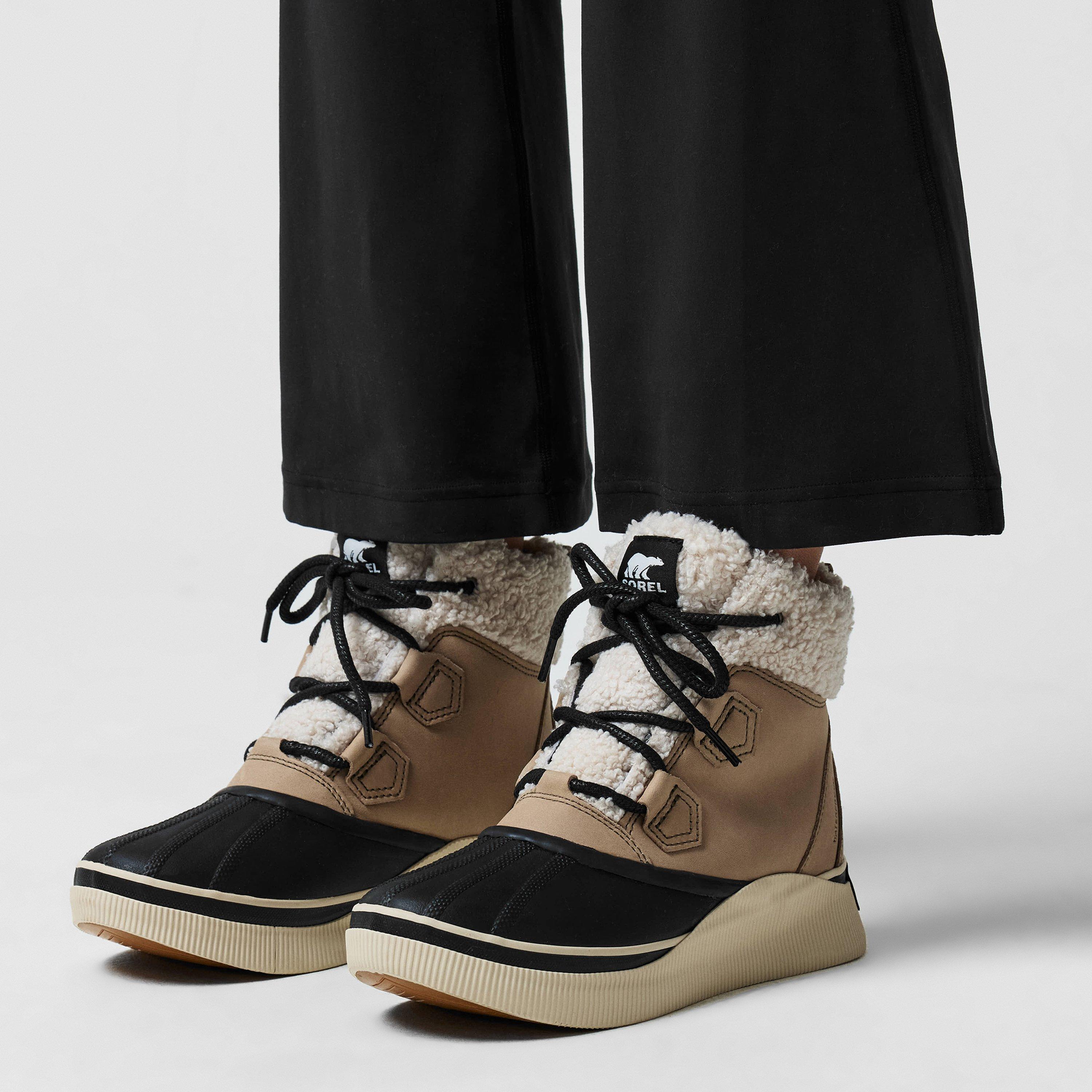 Omega Taupe - Sorel - Women's Out N About Chillz Waterproof Hiker Rugged Boots - 2