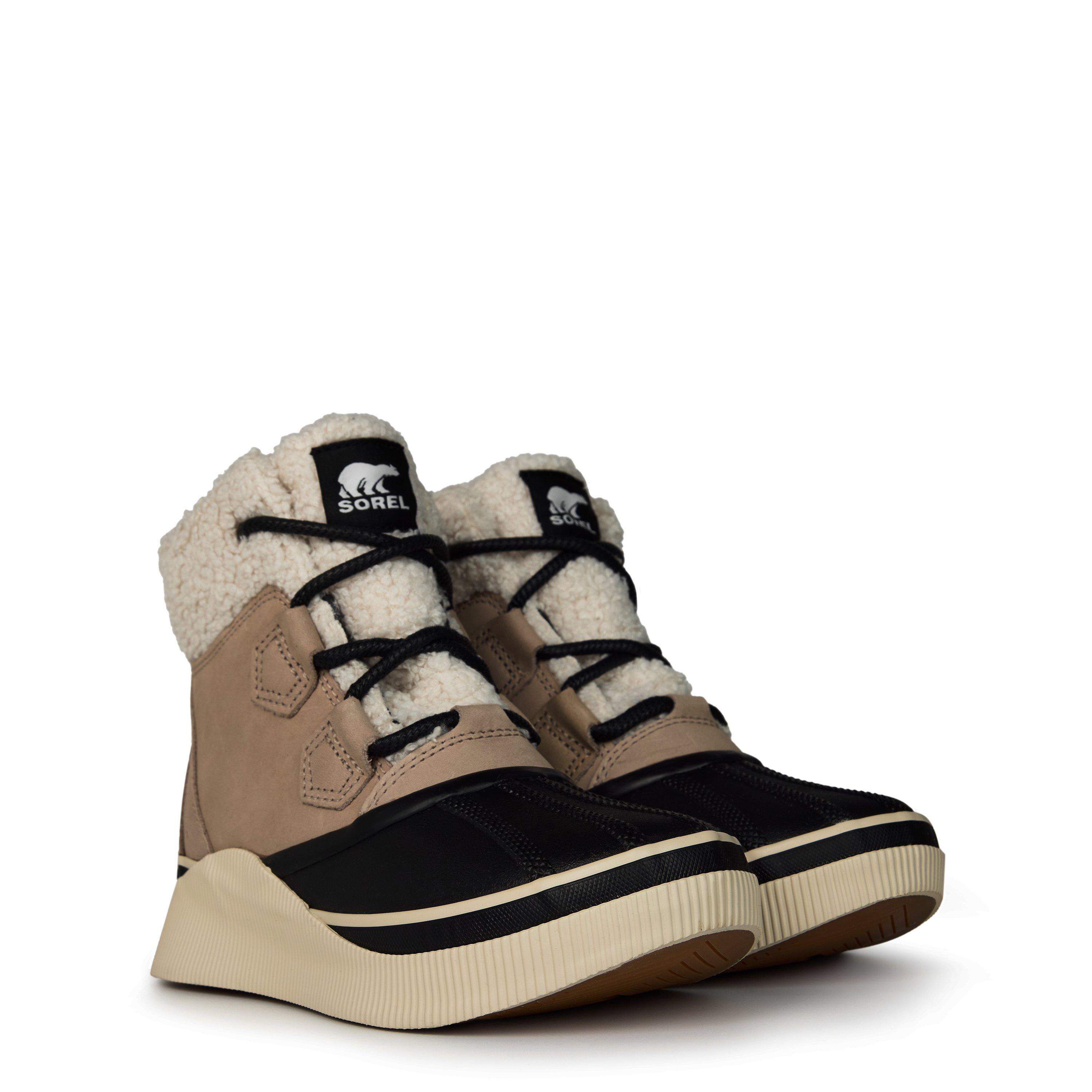 Omega Taupe - Sorel - Women's Out N About Chillz Waterproof Hiker Rugged Boots - 4