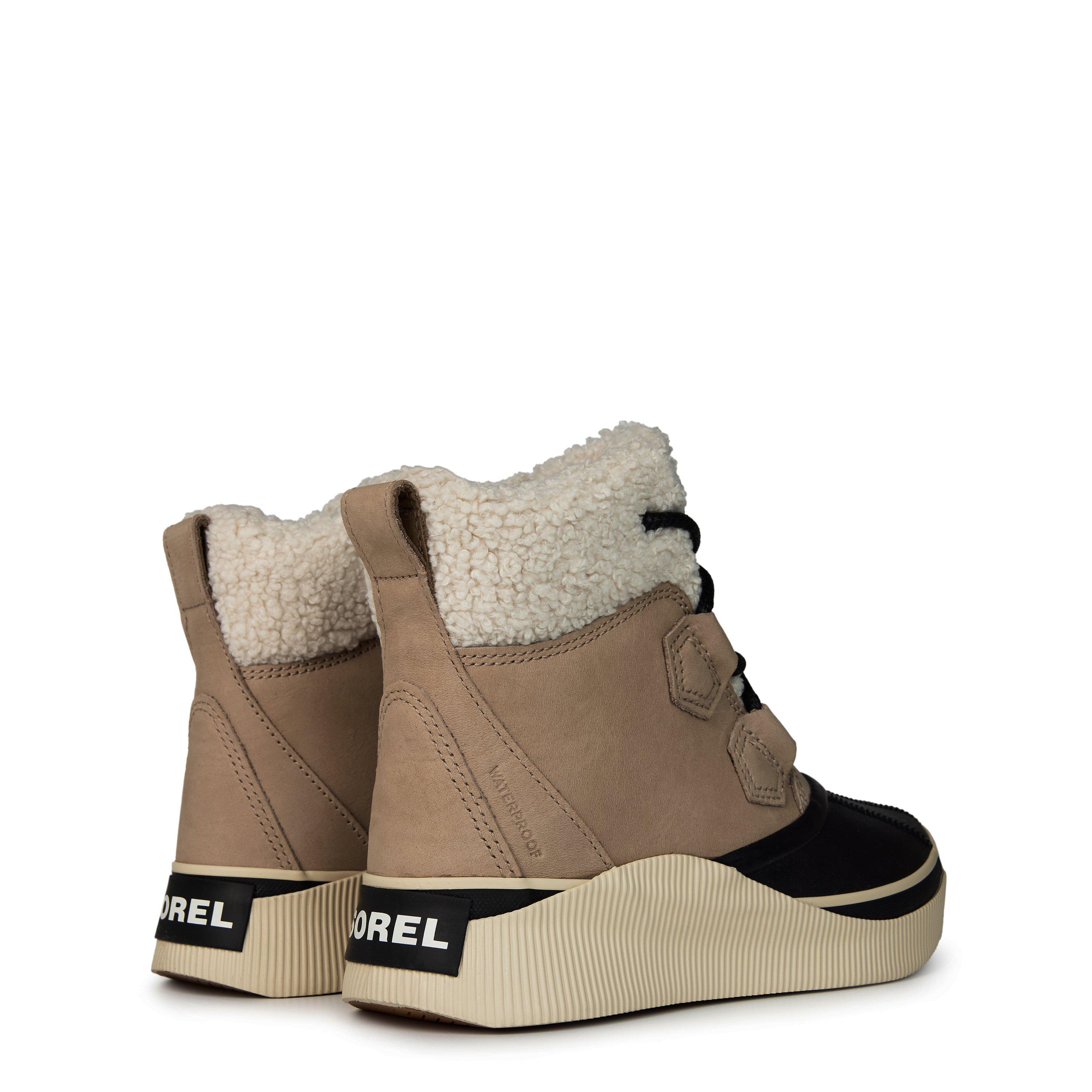 Omega Taupe - Sorel - Women's Out N About Chillz Waterproof Hiker Rugged Boots - 5