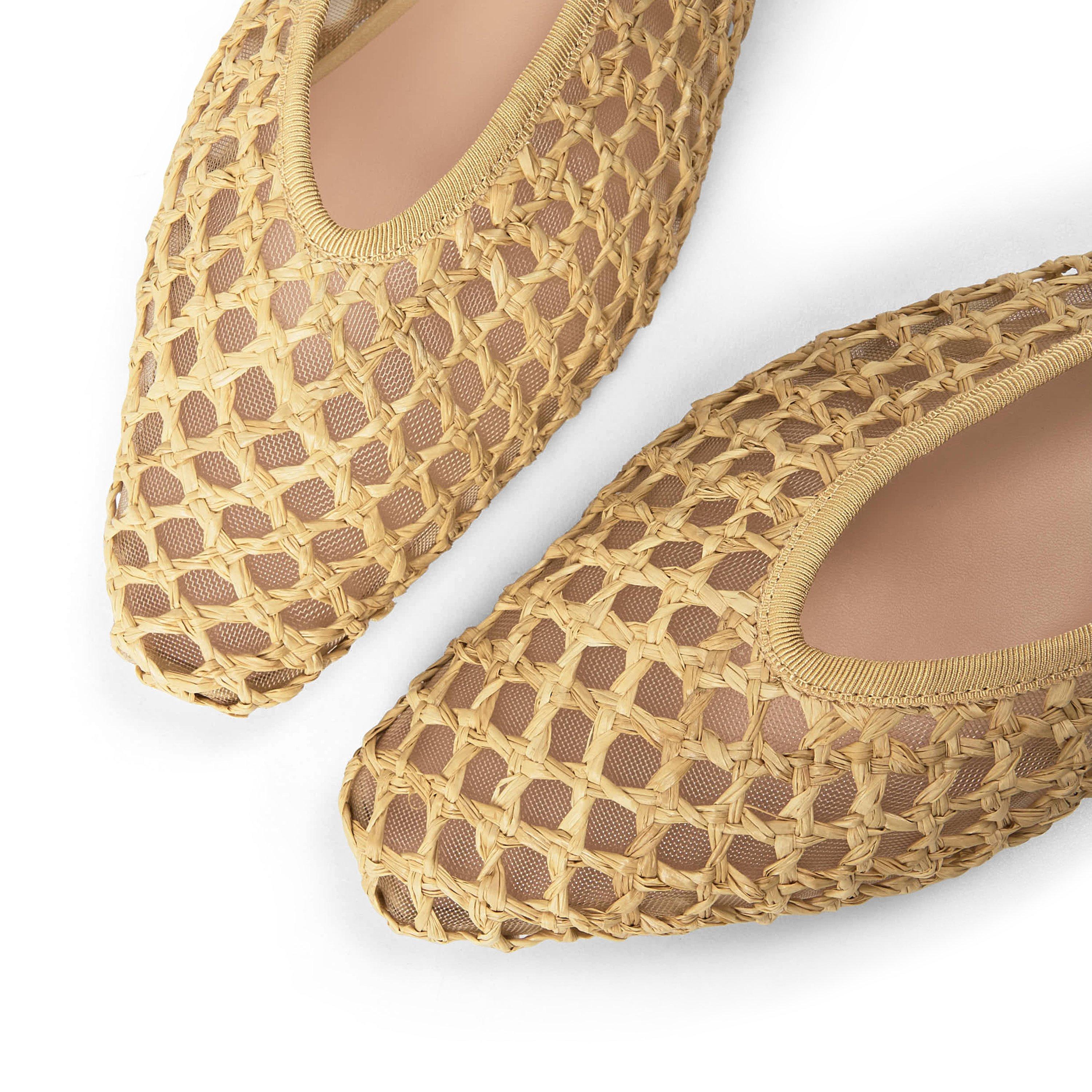 Natural - Loeffler Randall - Women's Emery Ballet Jelly Shoes - 3