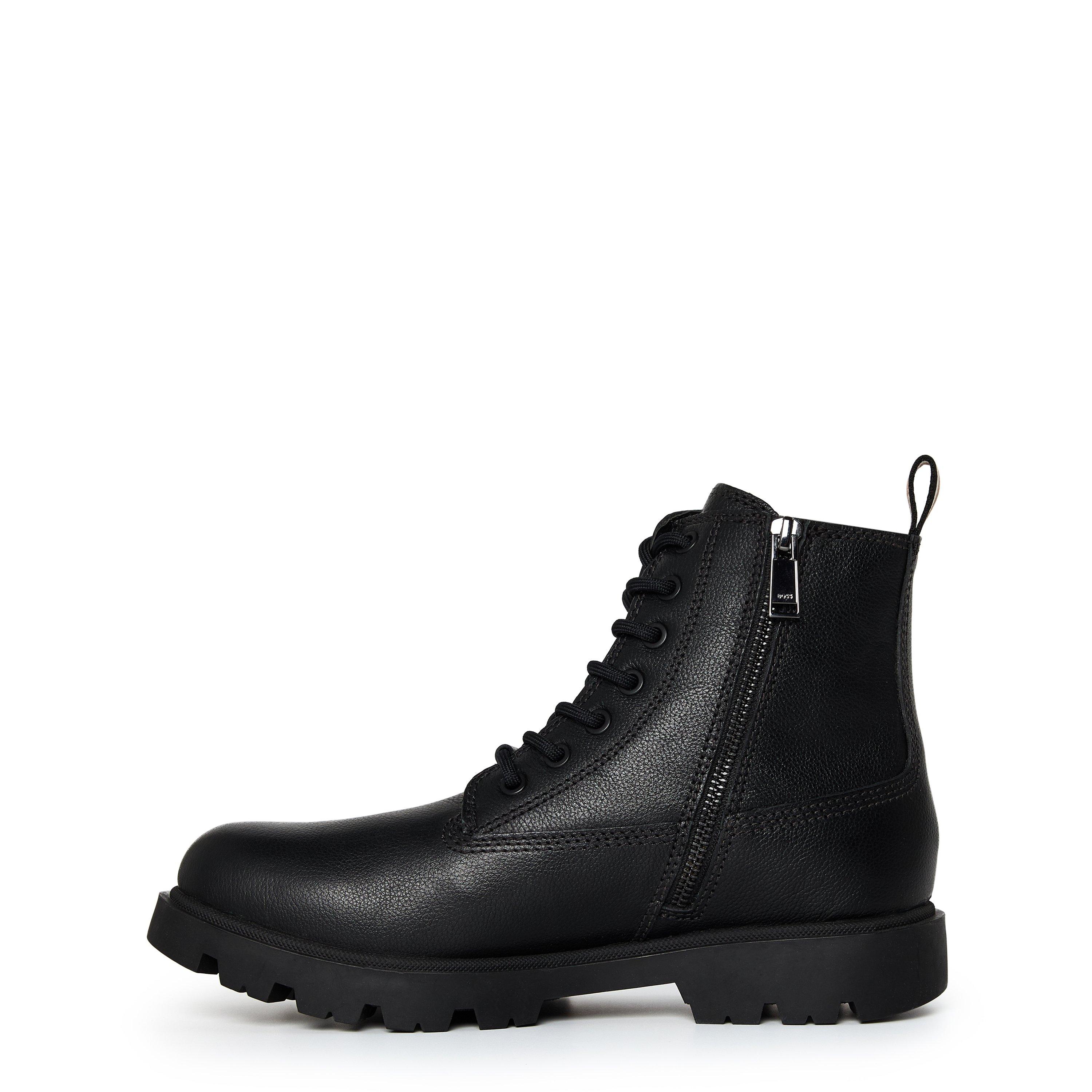 Black - Boss - Men's Adley Biker Boots, Biker Style - 2