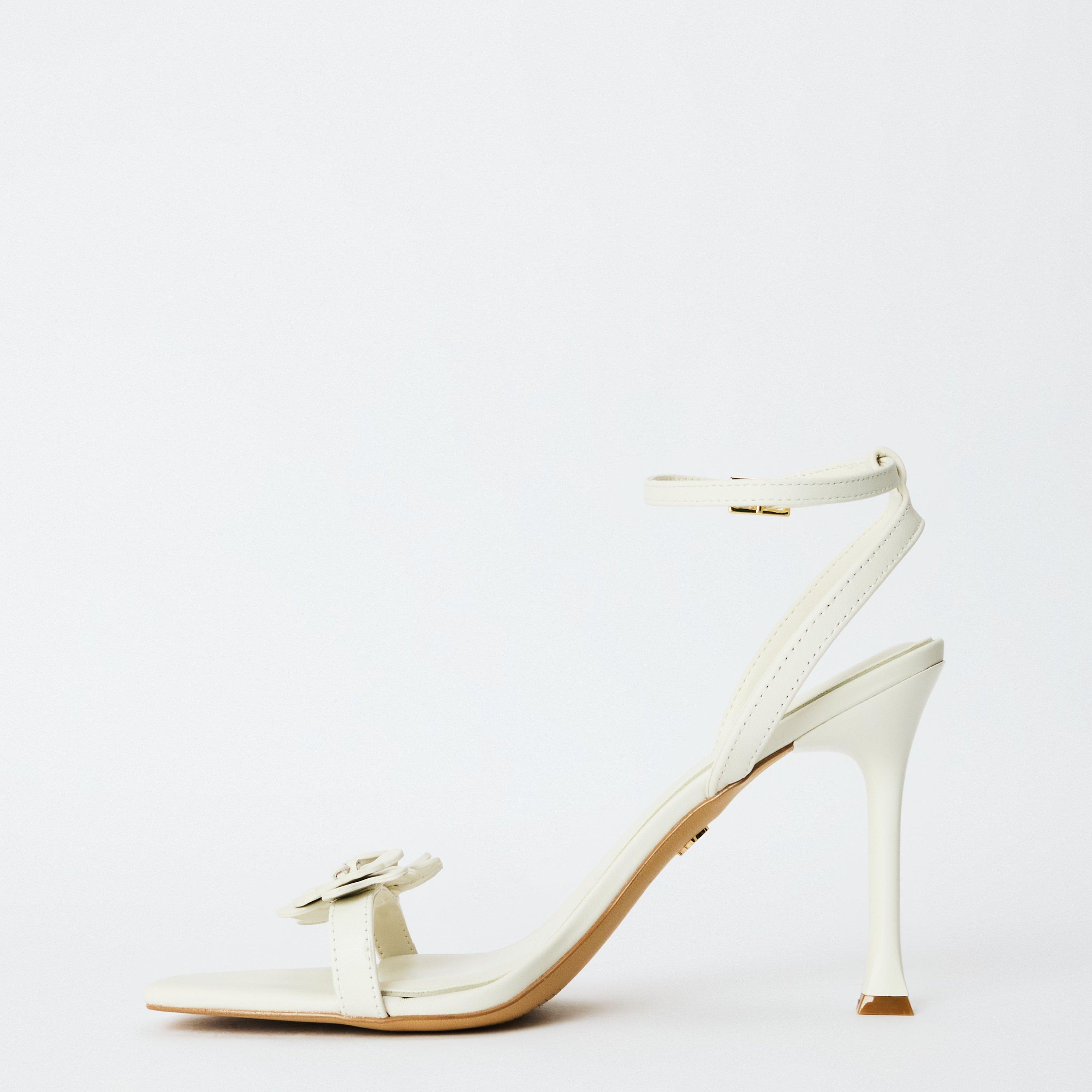 White - Aldo - Women's Daisylily Heeled Sandals - 2