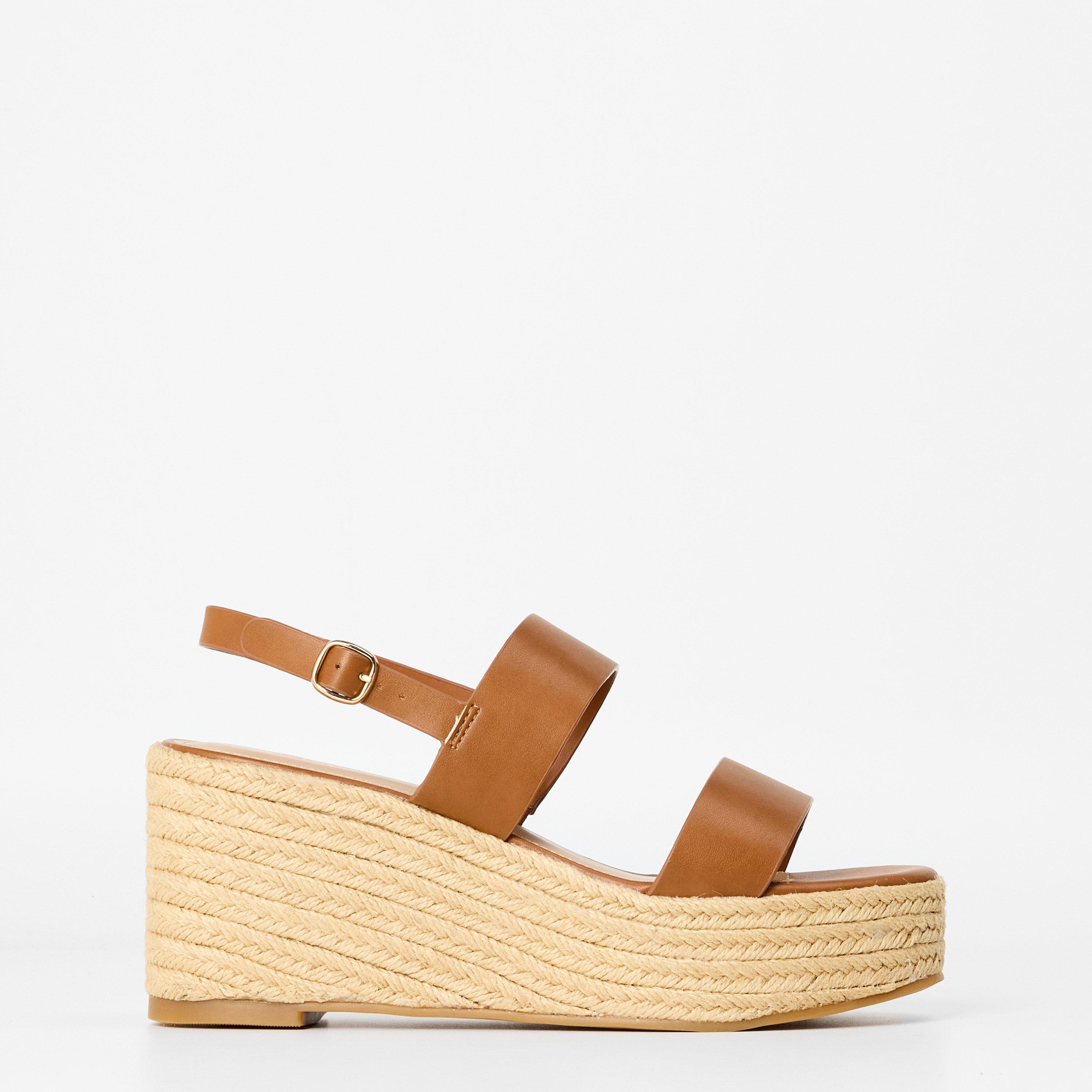 Brown - Aldo - Women's Keoni Wedge Heeled Sandals - 1