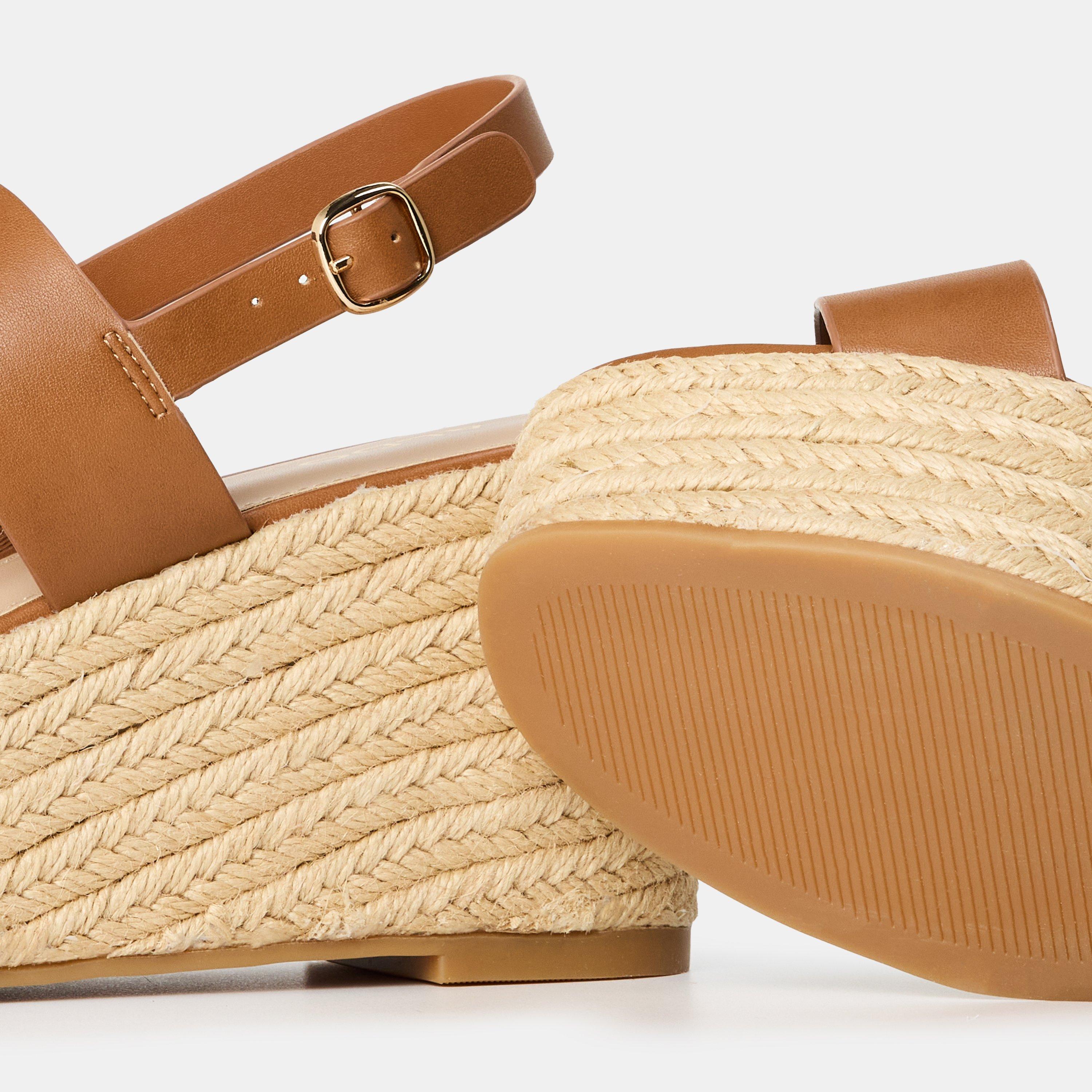 Brown - Aldo - Women's Keoni Wedge Heeled Sandals - 4