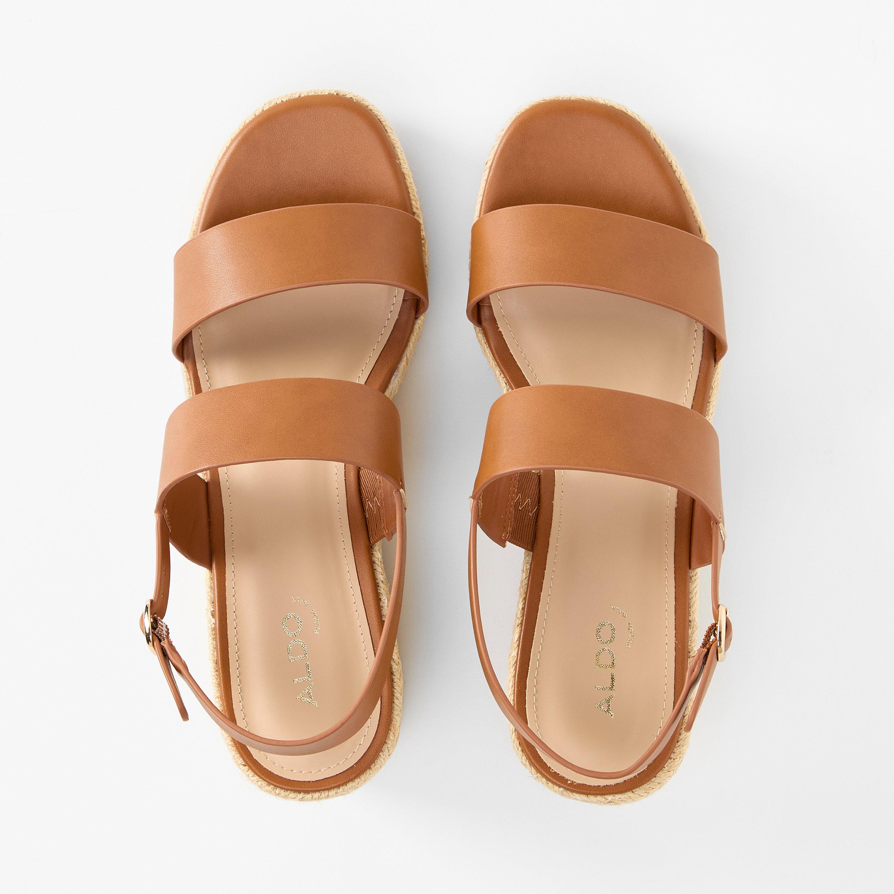 Brown - Aldo - Women's Keoni Wedge Heeled Sandals - 5