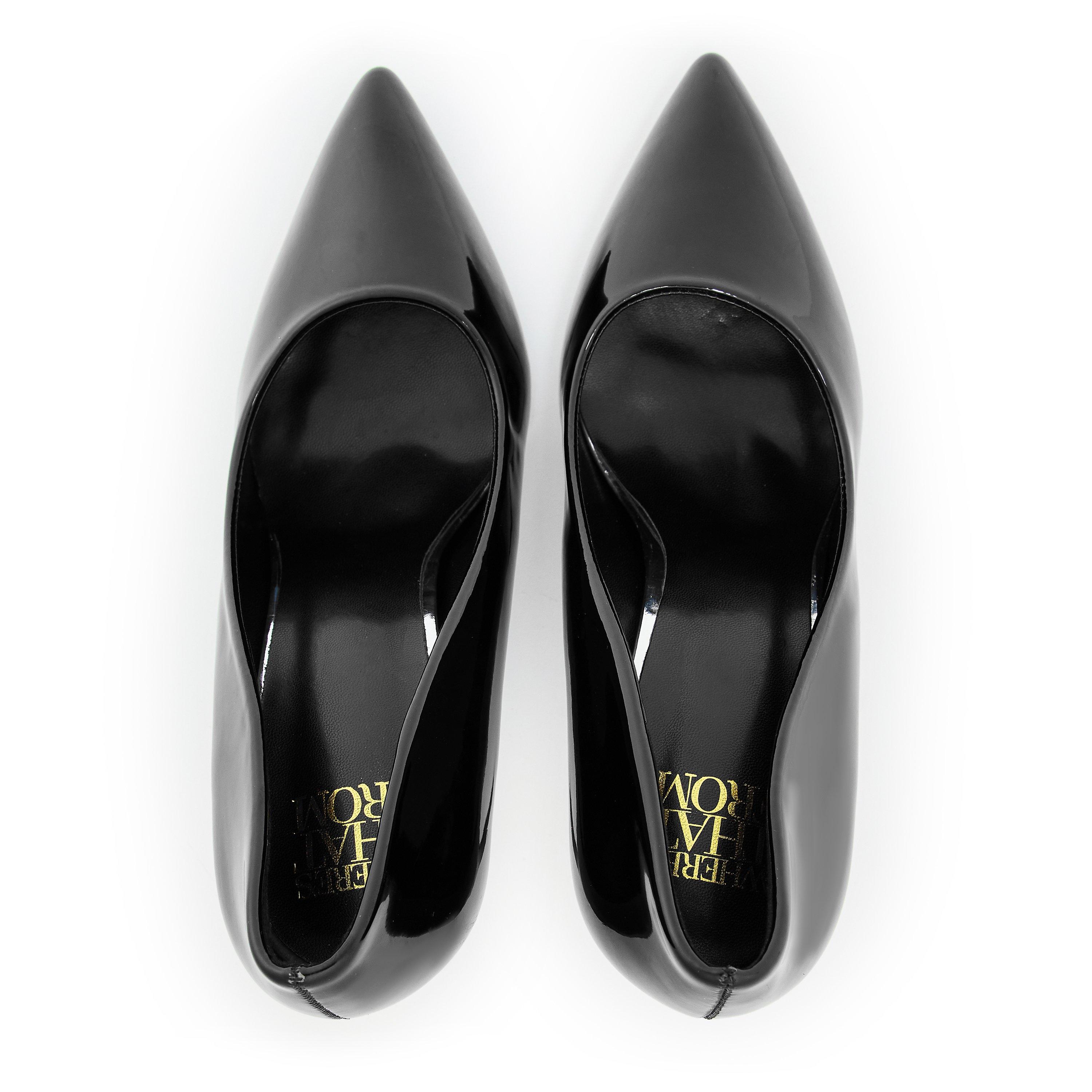 Black PU - Wheres That From - Wheres High Heel Stiletto Pumps - 4