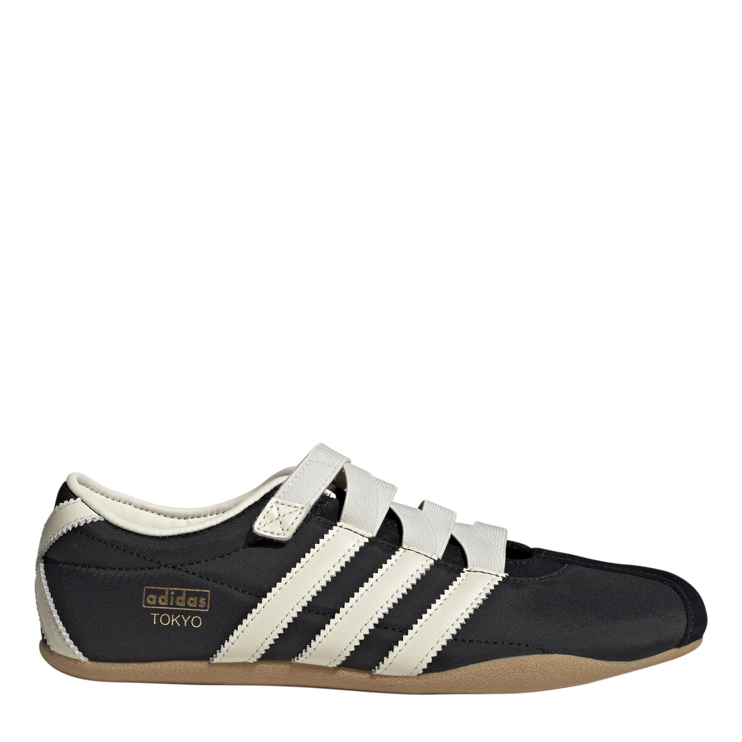 adidas Originals Womens Tokyo MJ Shoes - Black/Cream - Size 4 (36.7)
