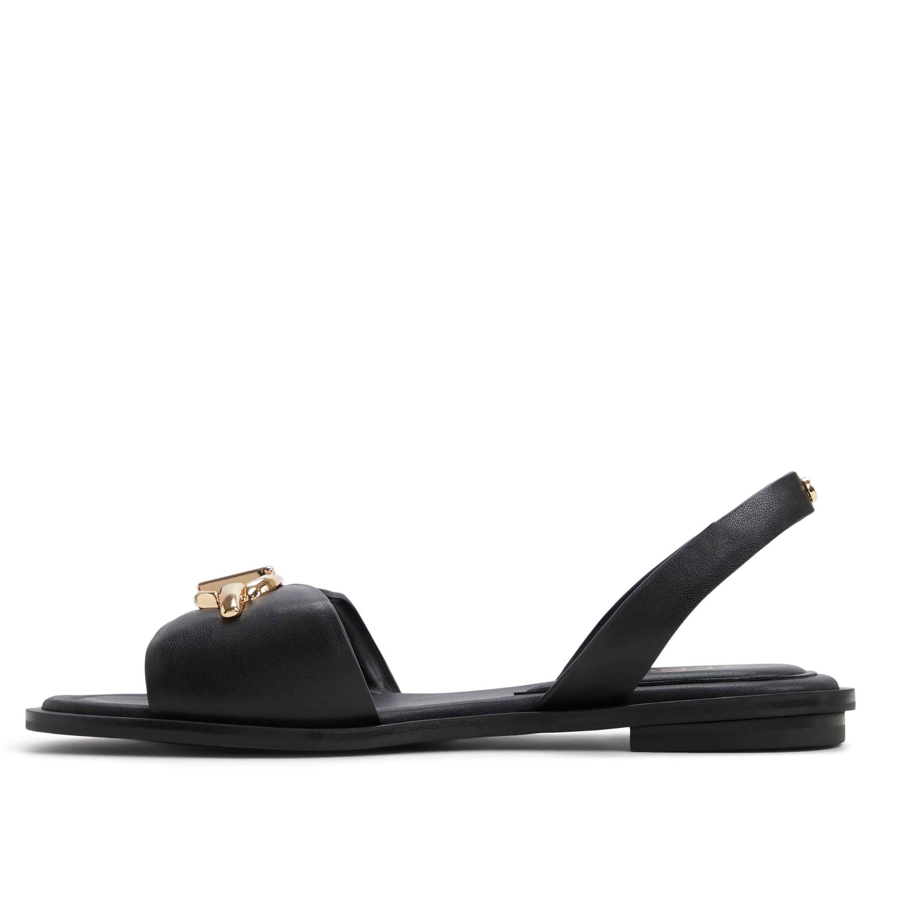 Black - Aldo - Women's Goassi Flat Sandals - 4