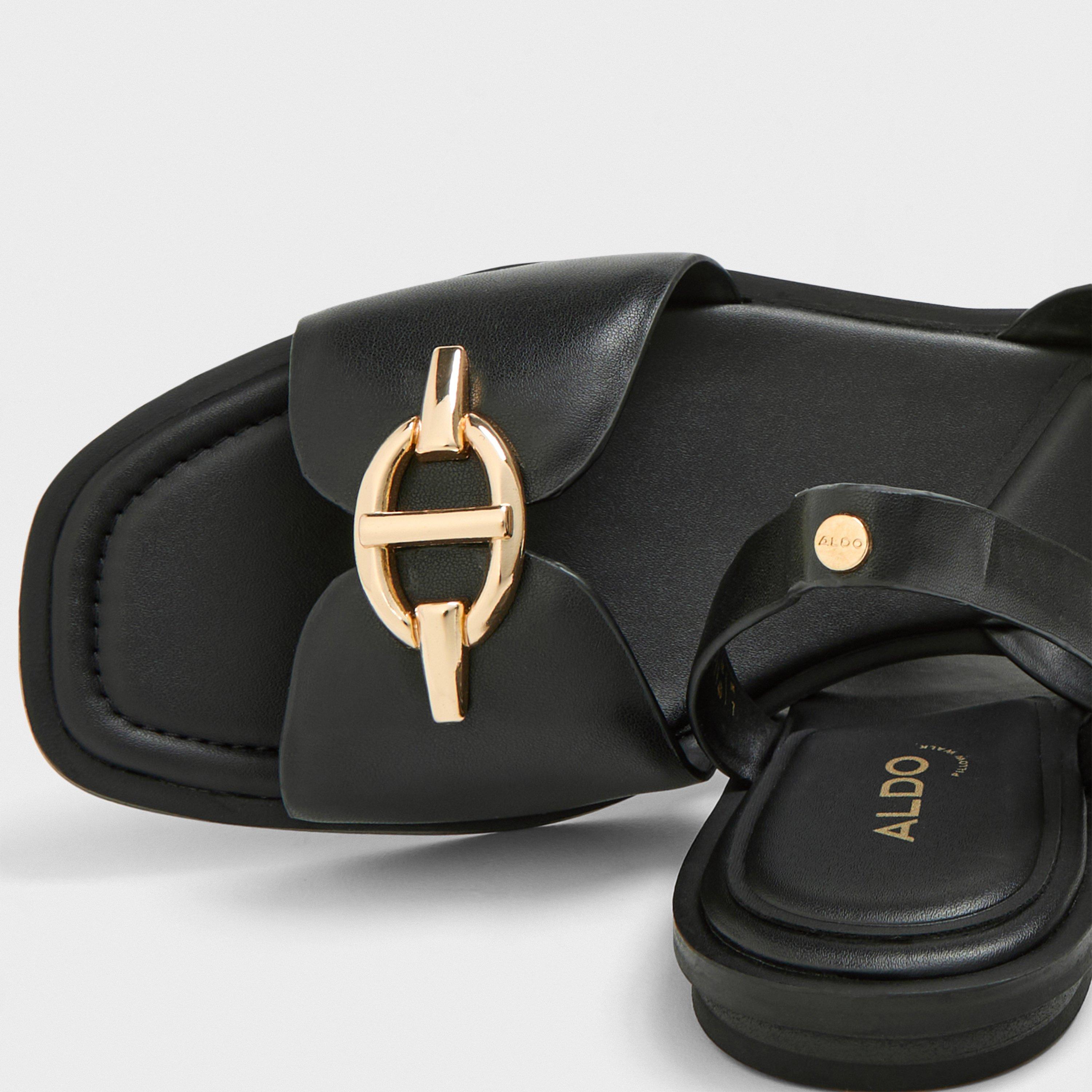 Black - Aldo - Women's Goassi Flat Sandals - 5