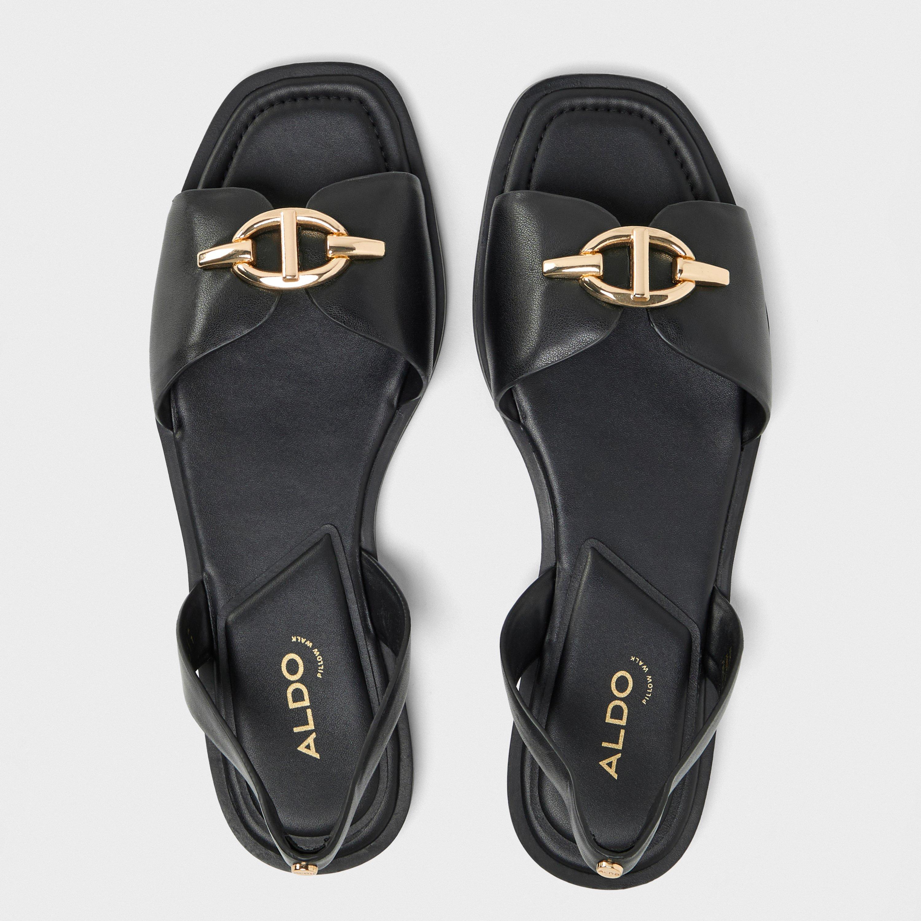 Black - Aldo - Women's Goassi Flat Sandals - 6