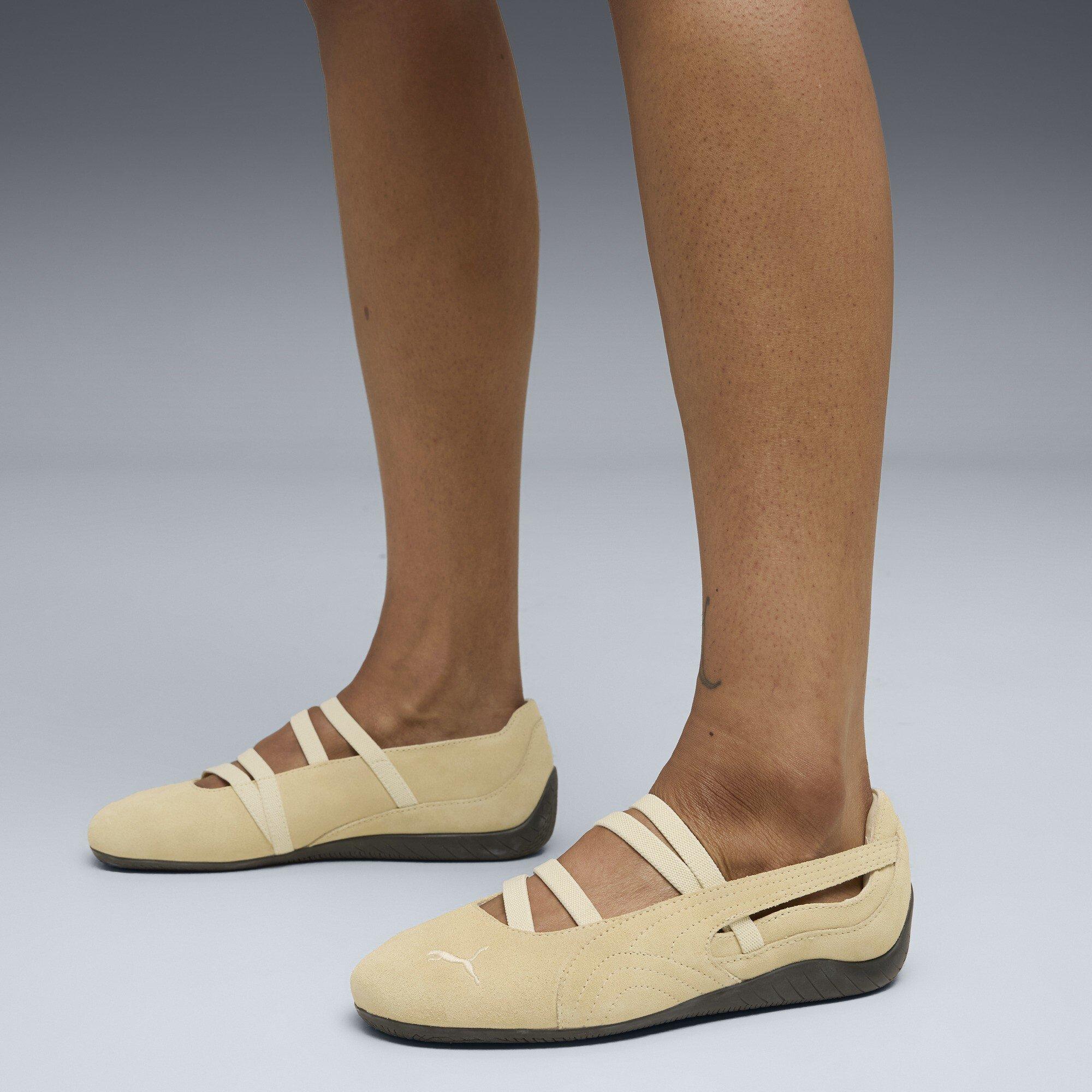 Light Suede - Puma - Puma Womens Speedcat Ballet Pumps - 3