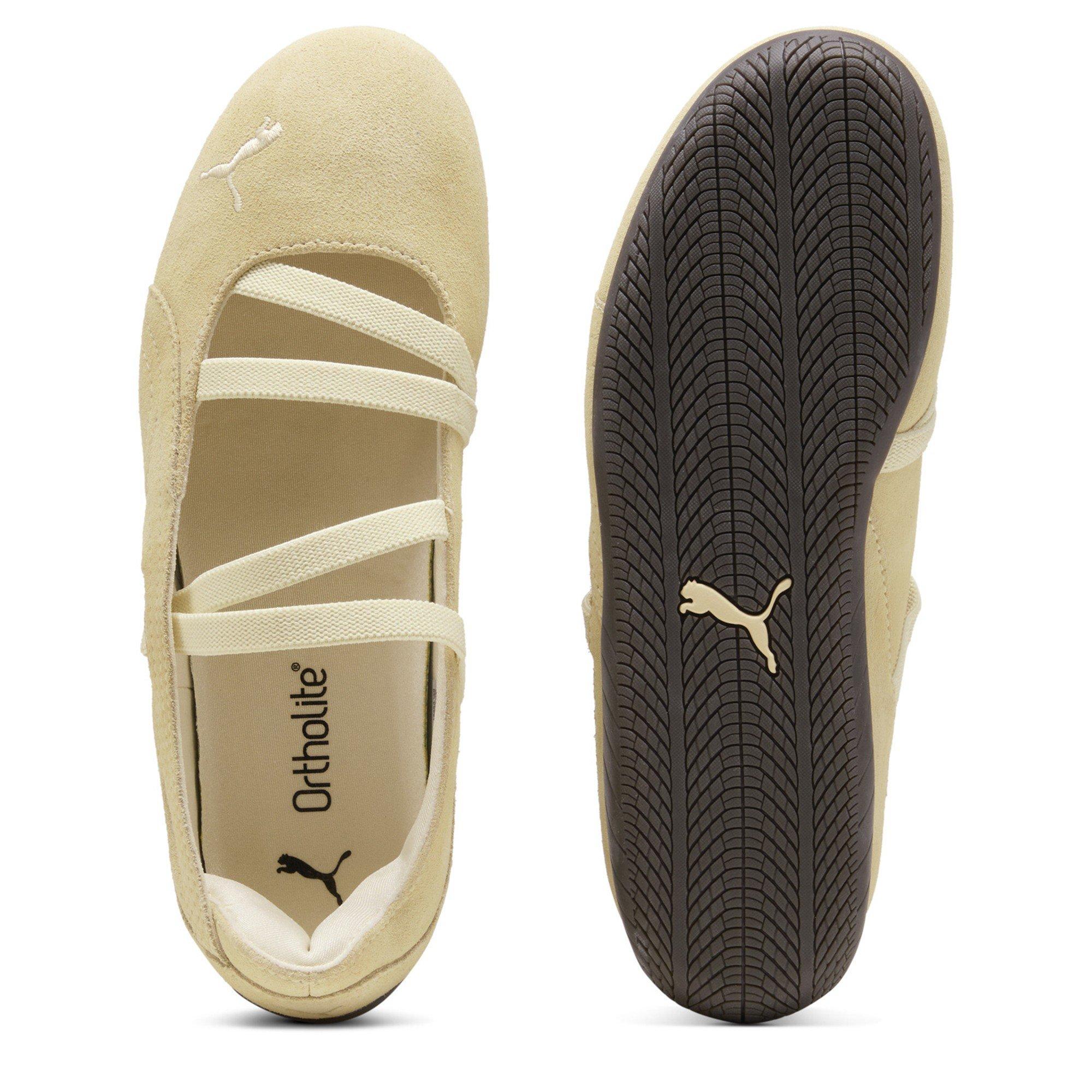 Light Suede - Puma - Puma Womens Speedcat Ballet Pumps - 4
