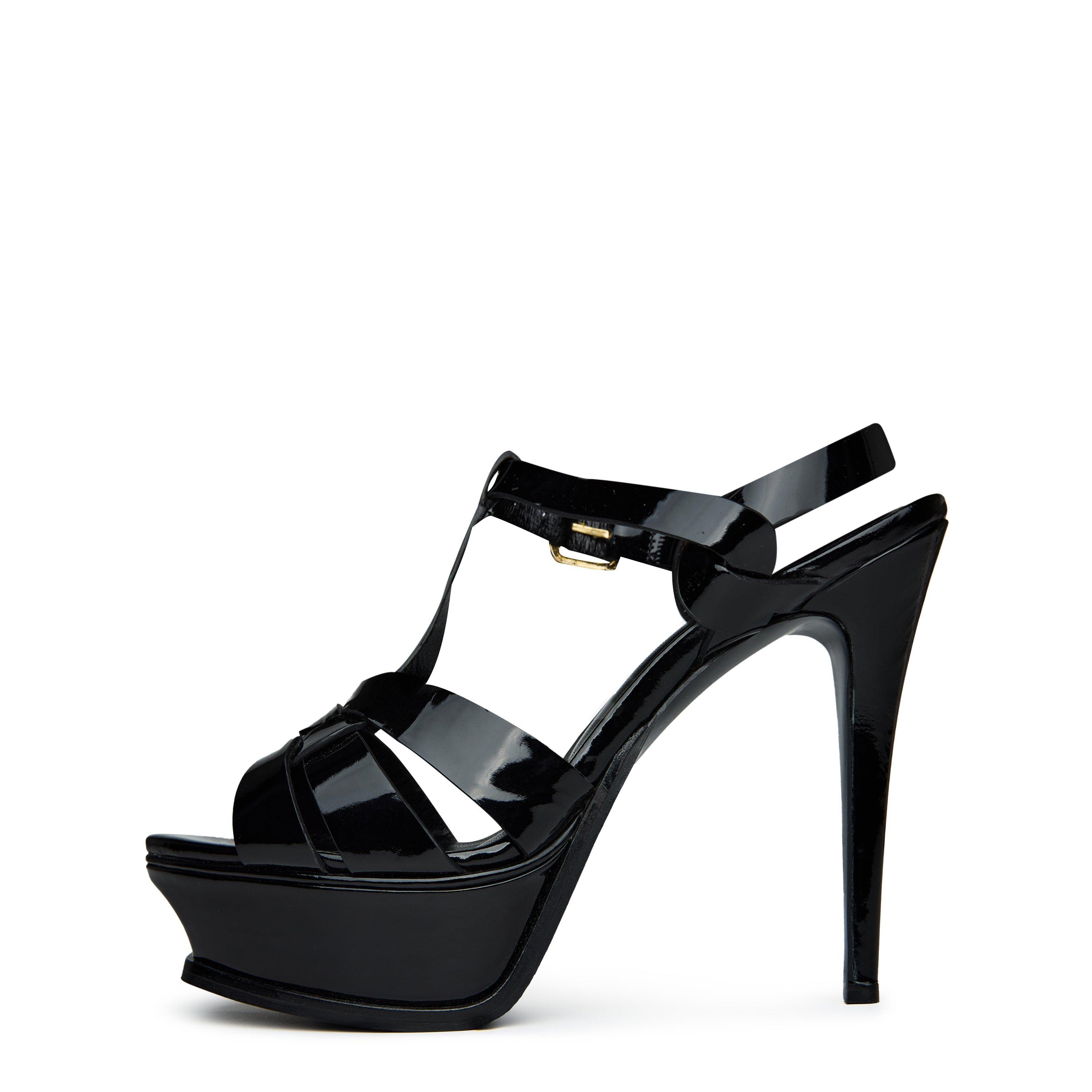 Black 1000 - Saint Laurent - Tribute Platform Sandals - 3