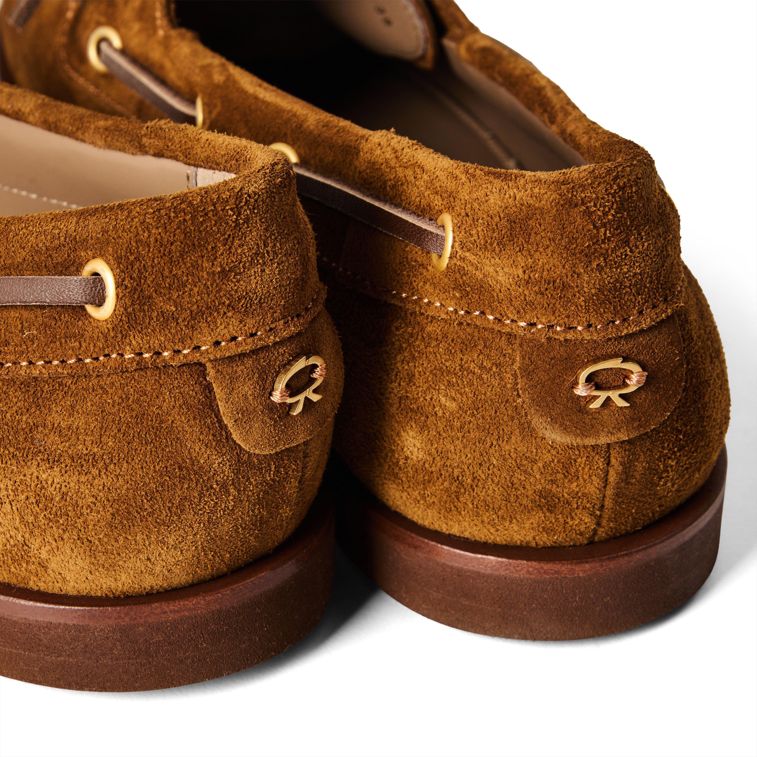 Texas /Cuoio - Gianvito Rossi - Women's Vandee Loaf Boat Shoes - 3