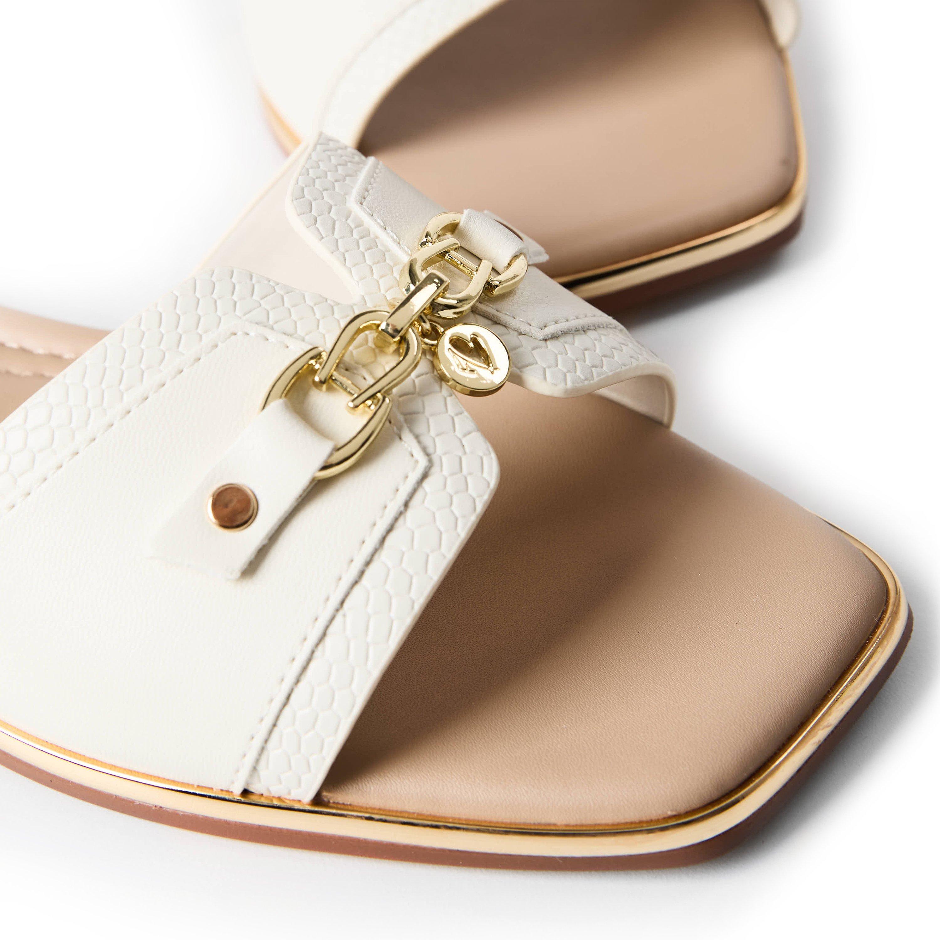 Open White - Aldo - Women's Flat Sandals - 3