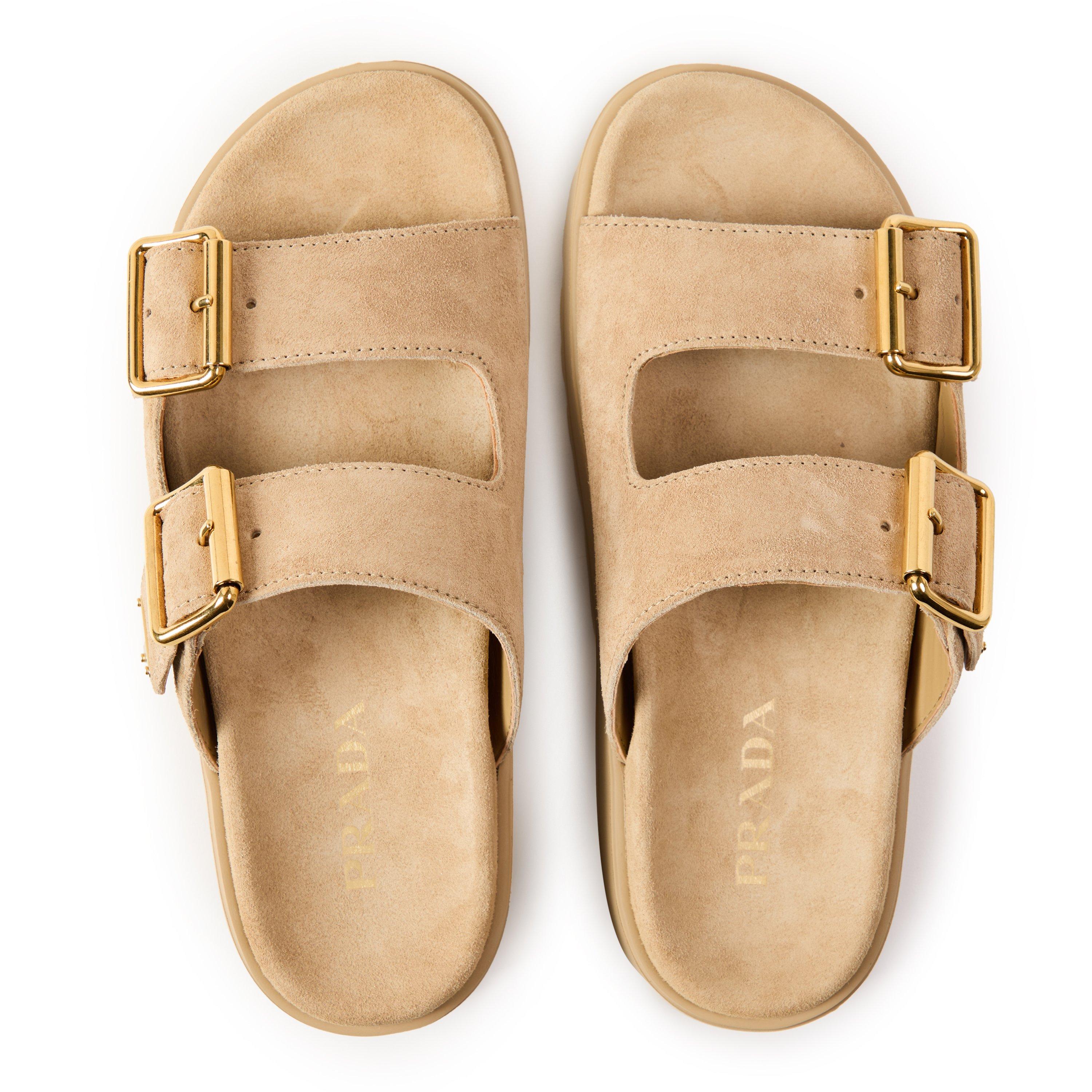 Ecru - Prada - Prada Platform Sndl Ld62 - 4