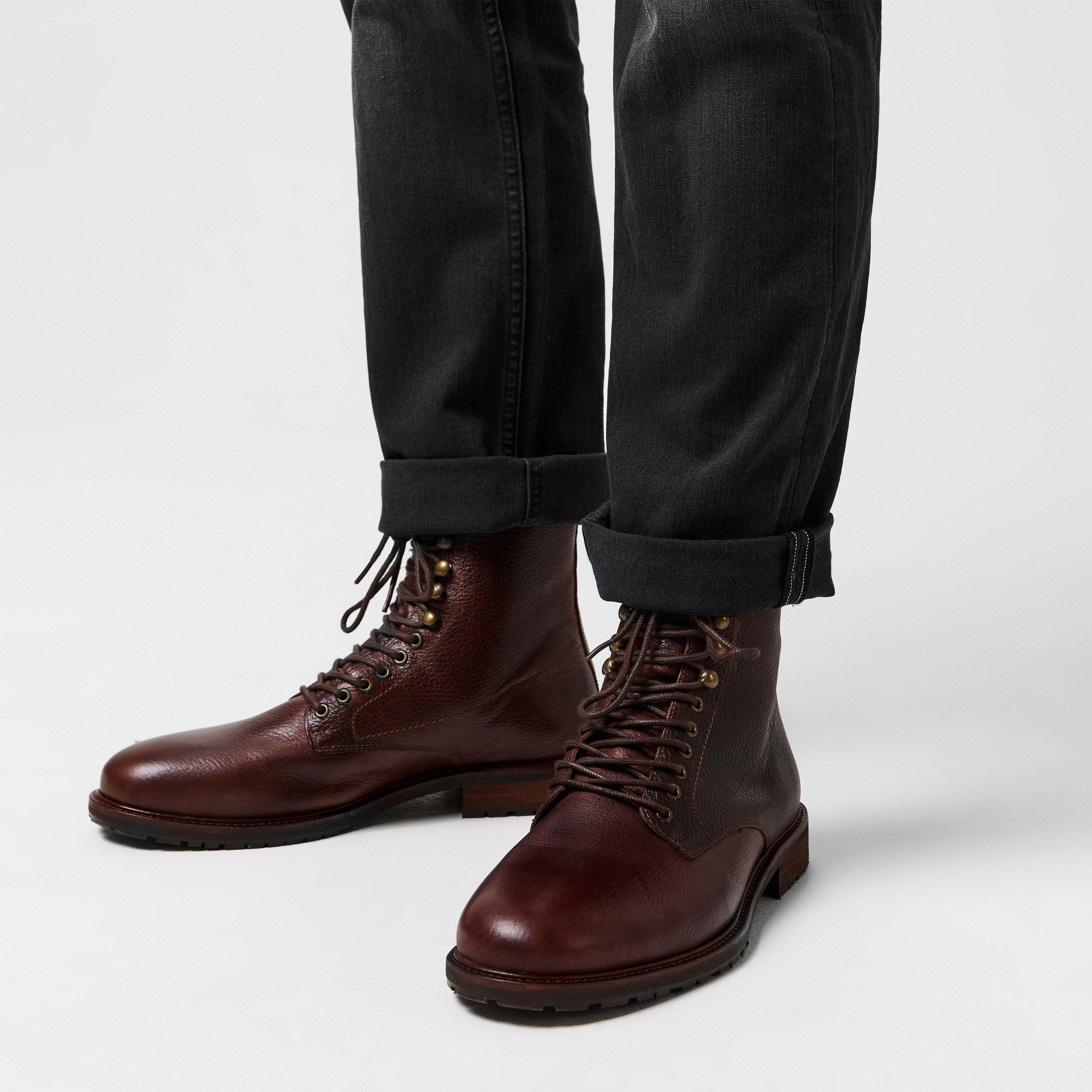 130 Brown - Shoe The Bear - Men's Leather Biker Boots - 2