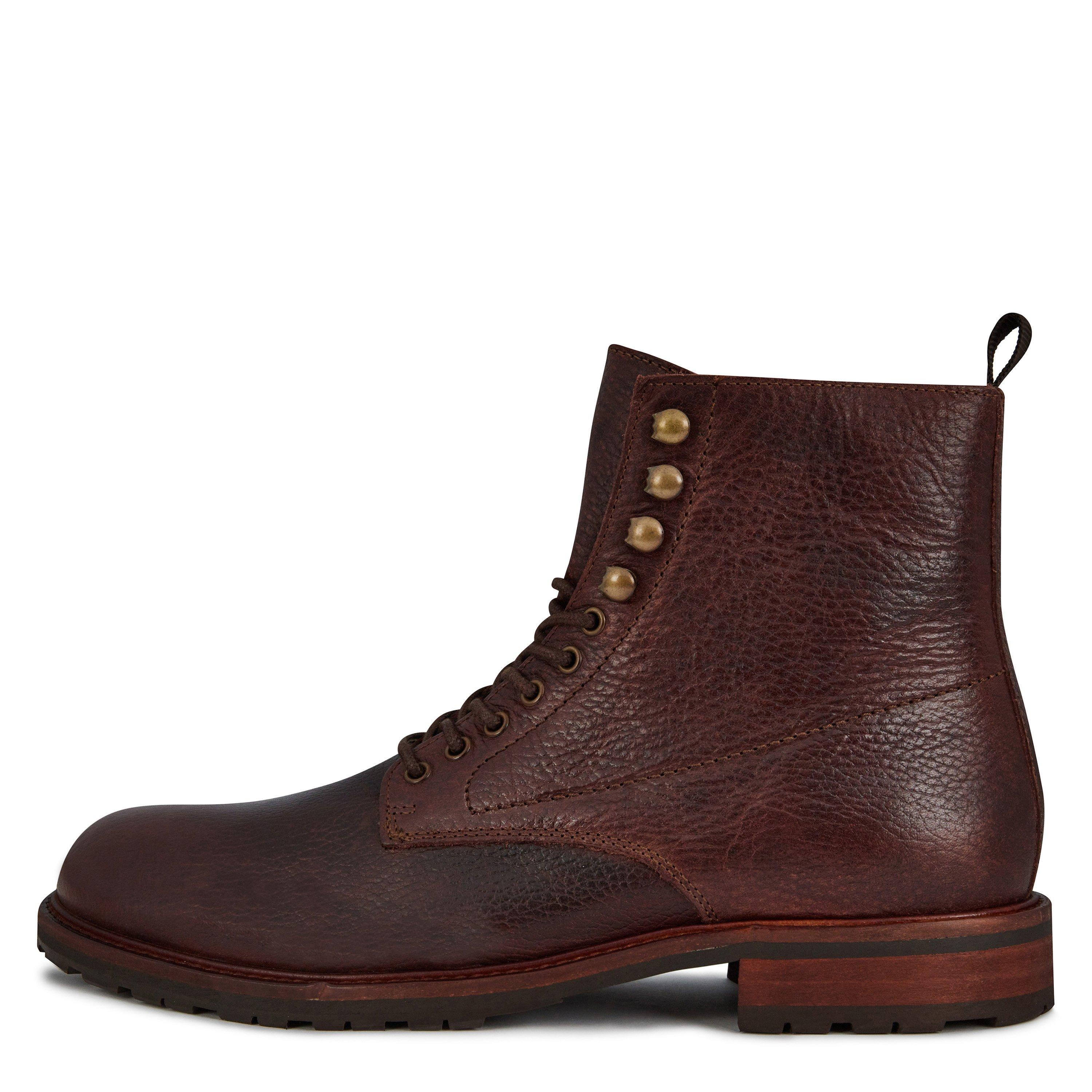 130 Brown - Shoe The Bear - Men's Leather Biker Boots - 3