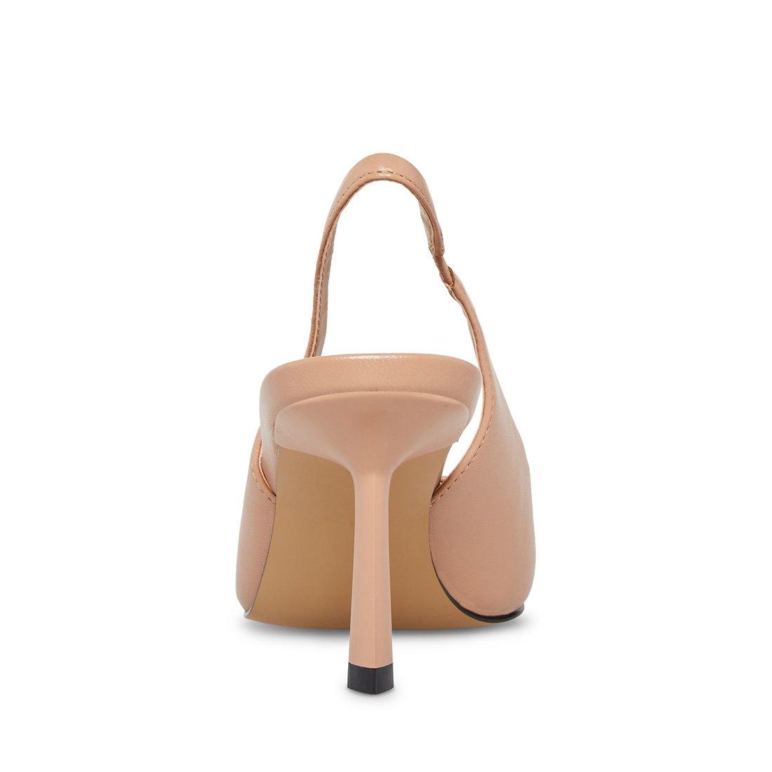 Tan/Blk - Steve Madden - Women's Kling Slingback Block Heel Court Shoes - 5