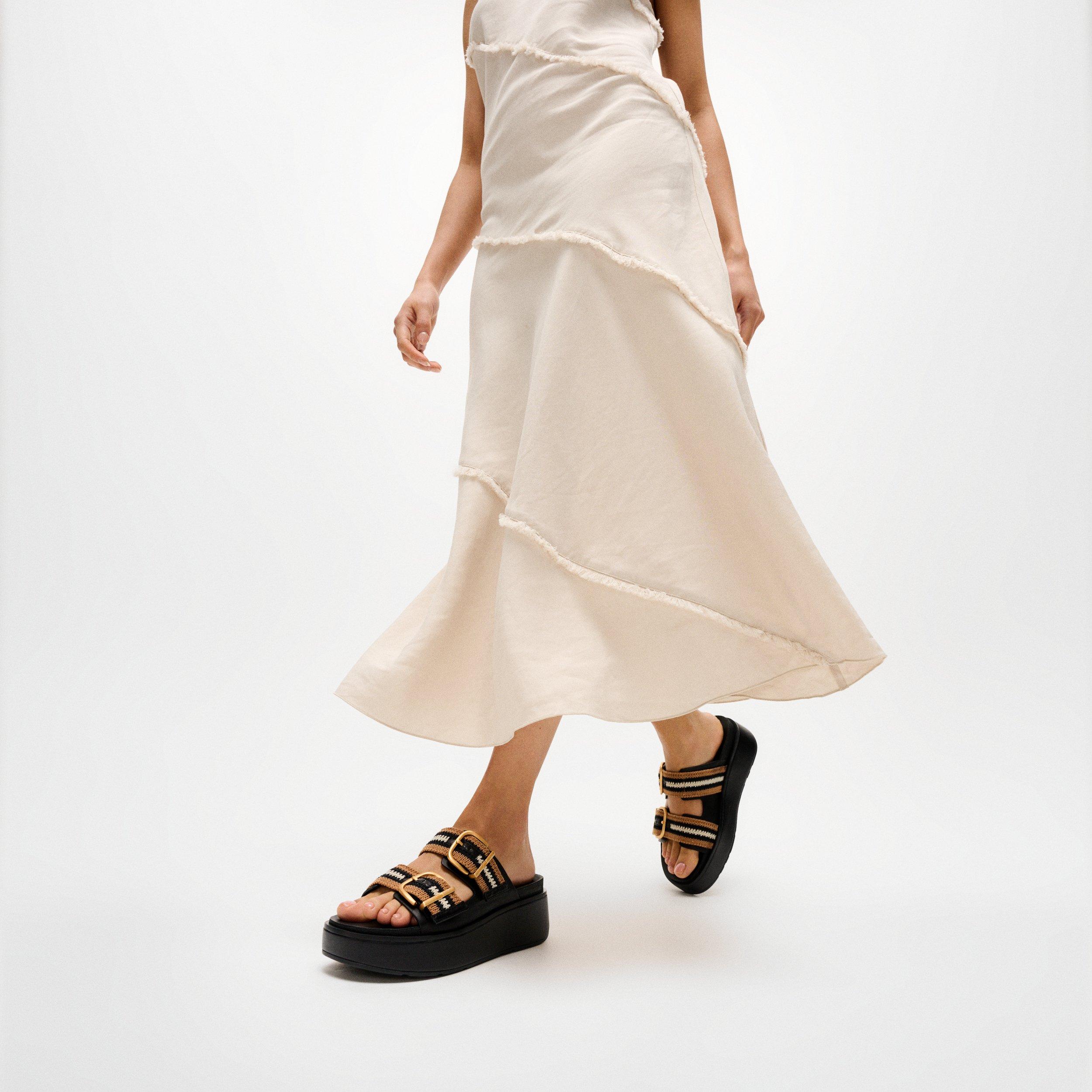 Black Mix - FitFlop - Gen-FF Max Buckle Slides - 2