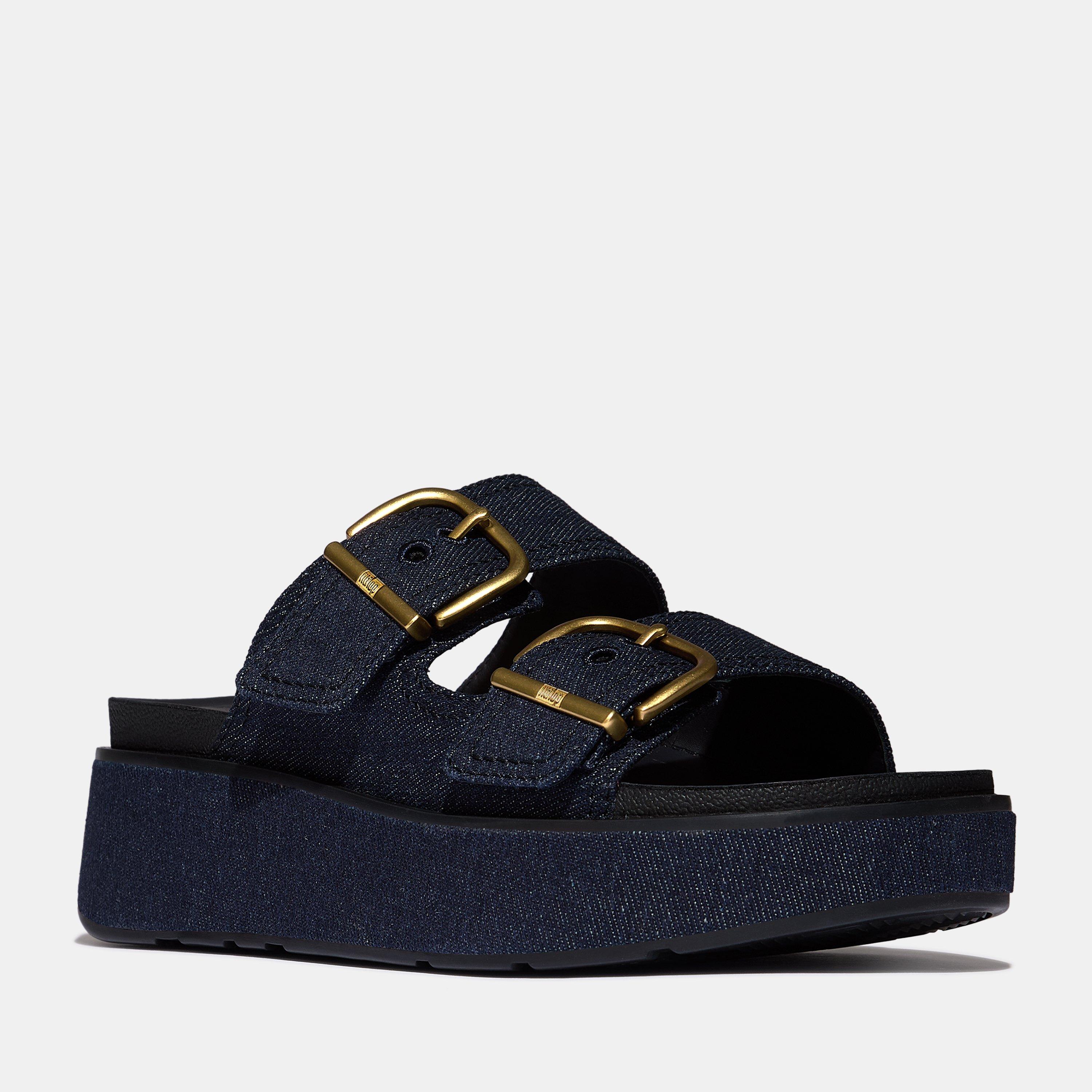 Dark Denim - Fitflop - Fitflop Dbl Buckle Ld62 - 3