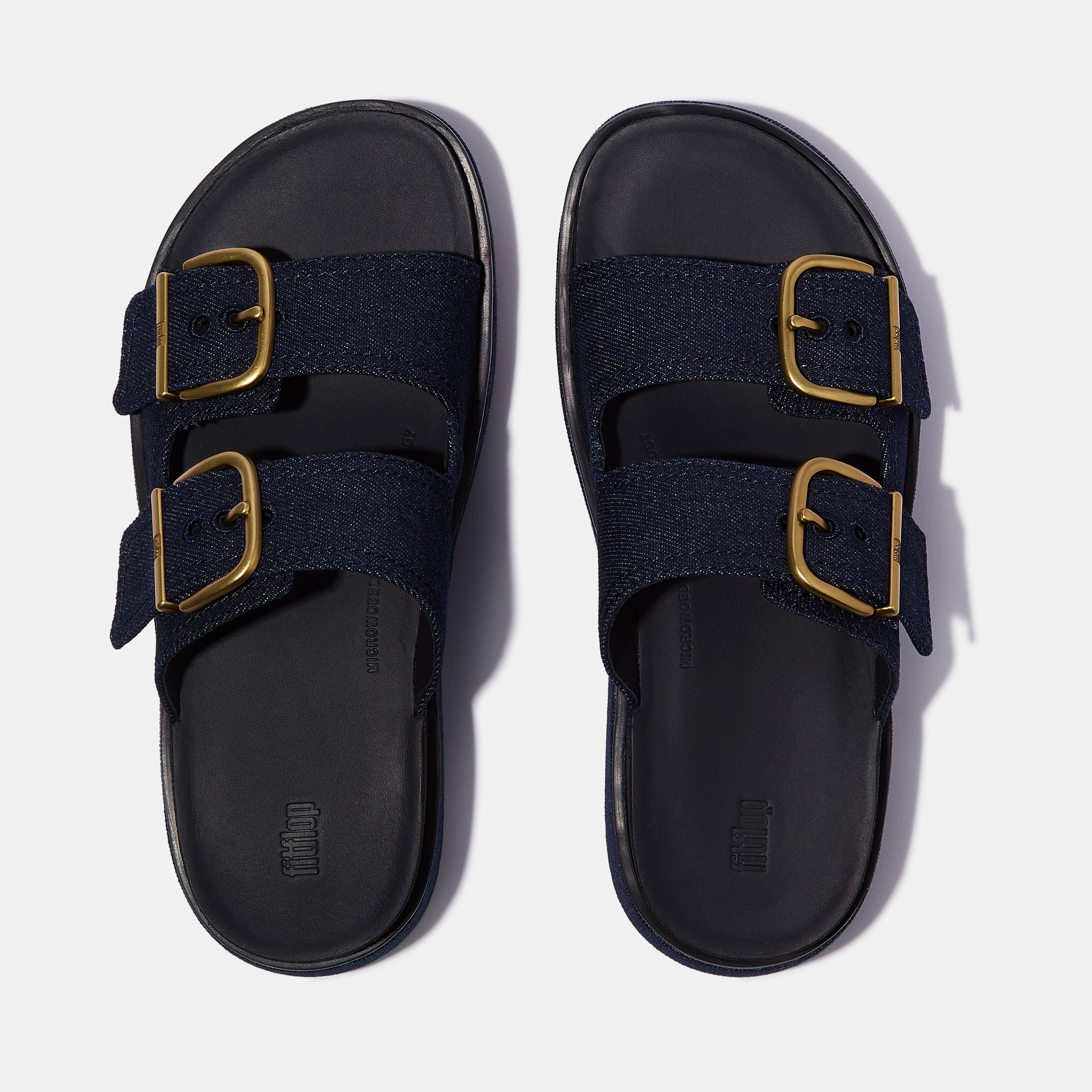Dark Denim - Fitflop - Fitflop Dbl Buckle Ld62 - 5