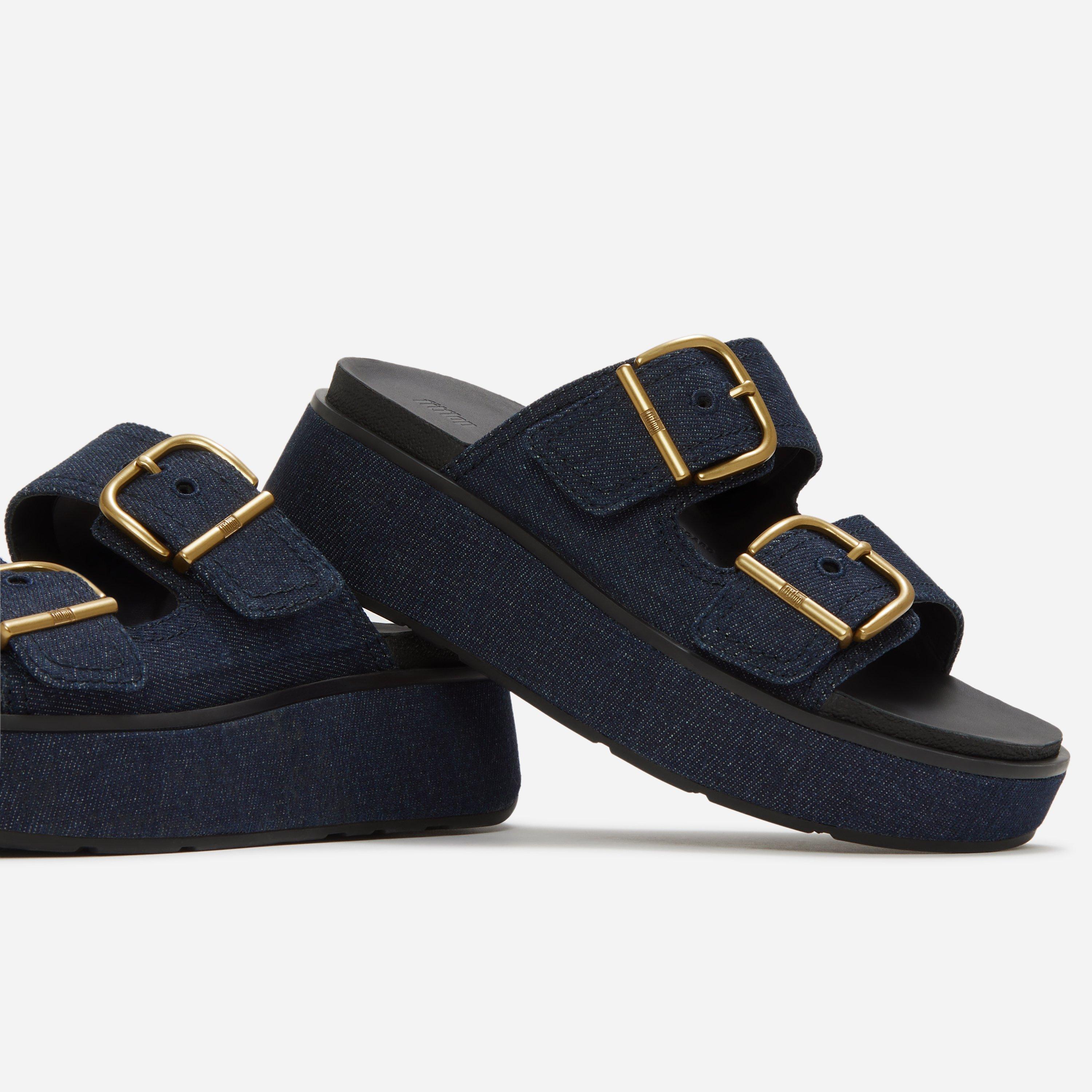Dark Denim - Fitflop - Fitflop Dbl Buckle Ld62 - 6
