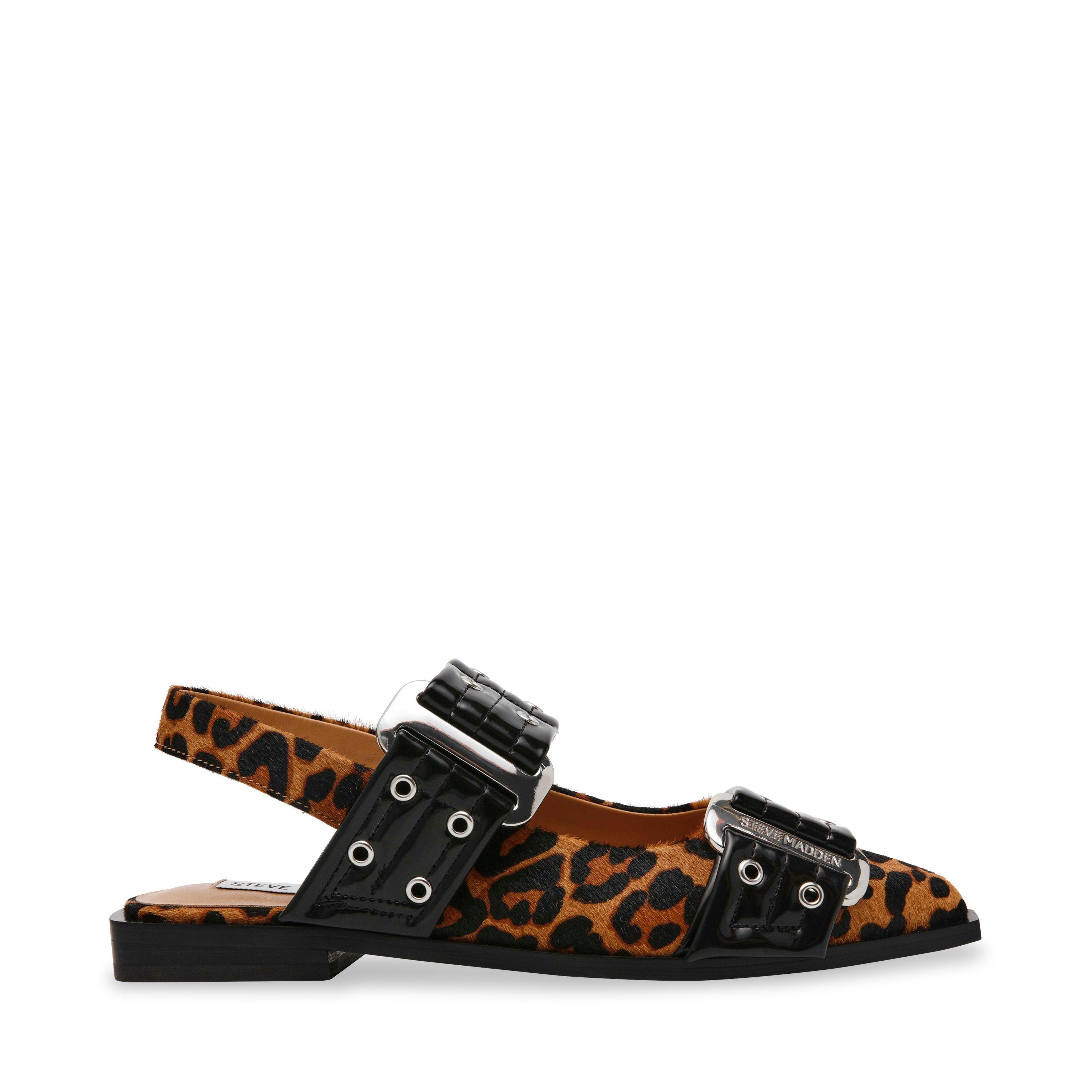 Leopardo - Steve Madden - Women's Grand Ave Buckle Ballet Pumps - 1