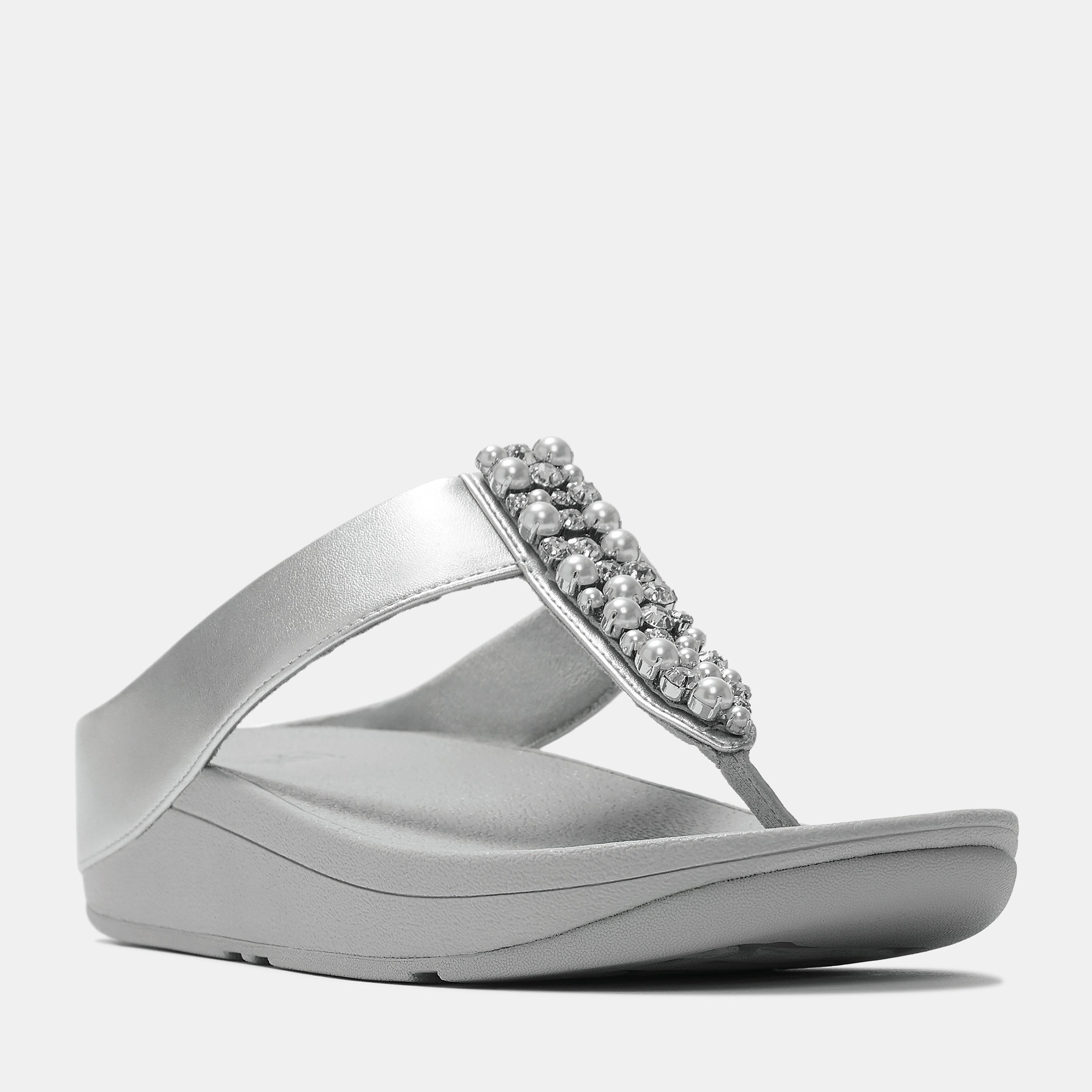 Zilver - Fitflop - Fitflop Fino Pearls Ld62 - 3