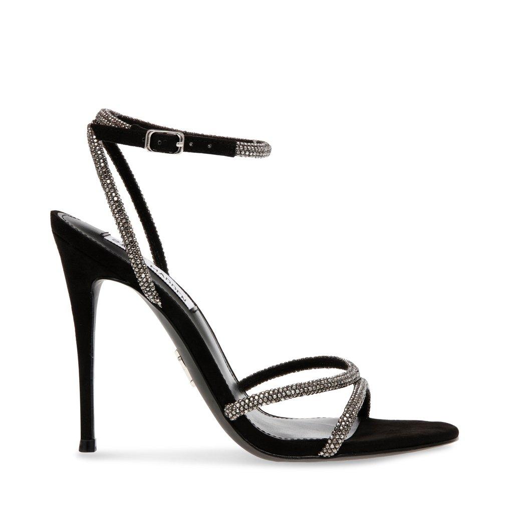 Steve Madden Women's Black Bryanna Heeled Sandals - 7 (40)