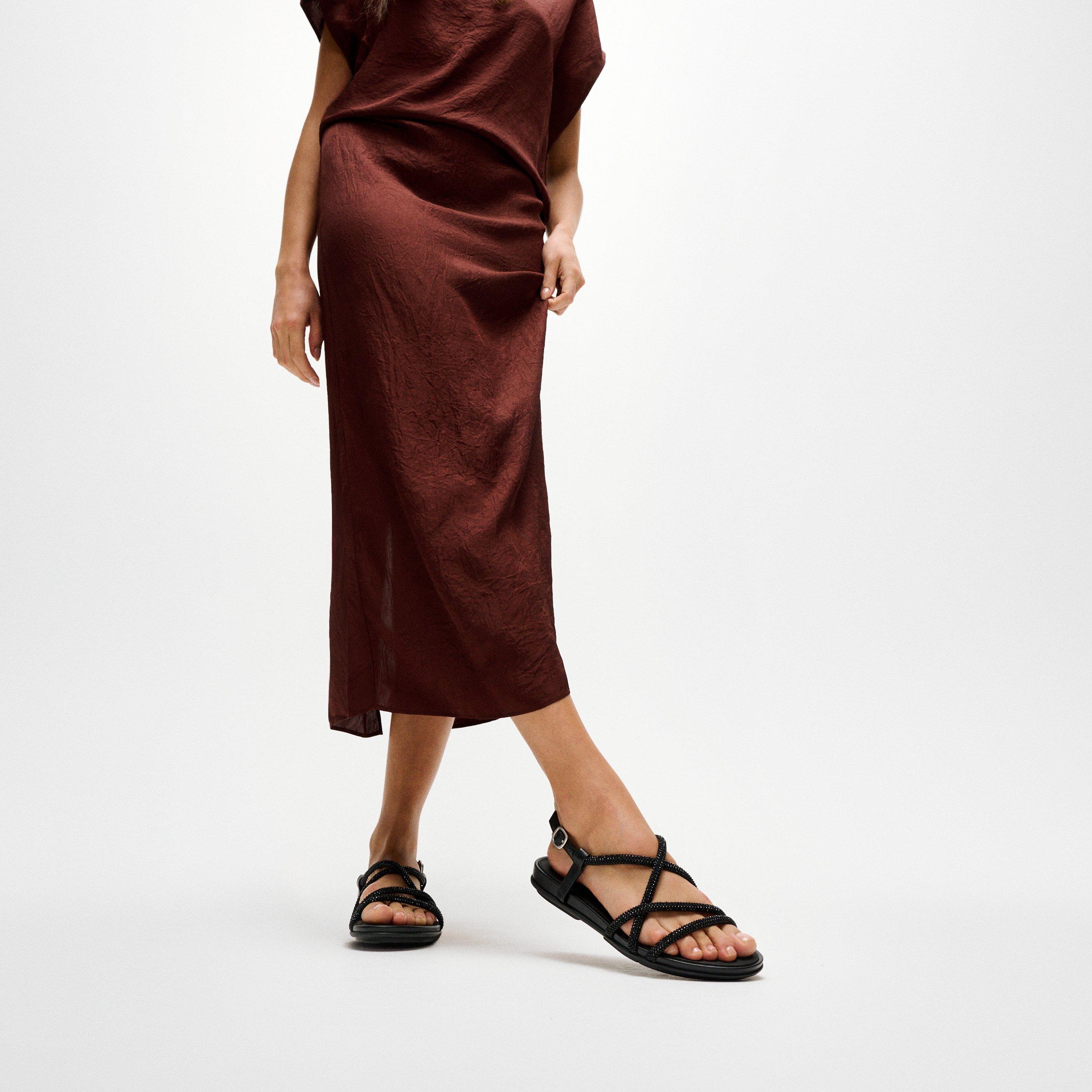 All Black - FitFlop - Gracie Crystal Sandals - 2