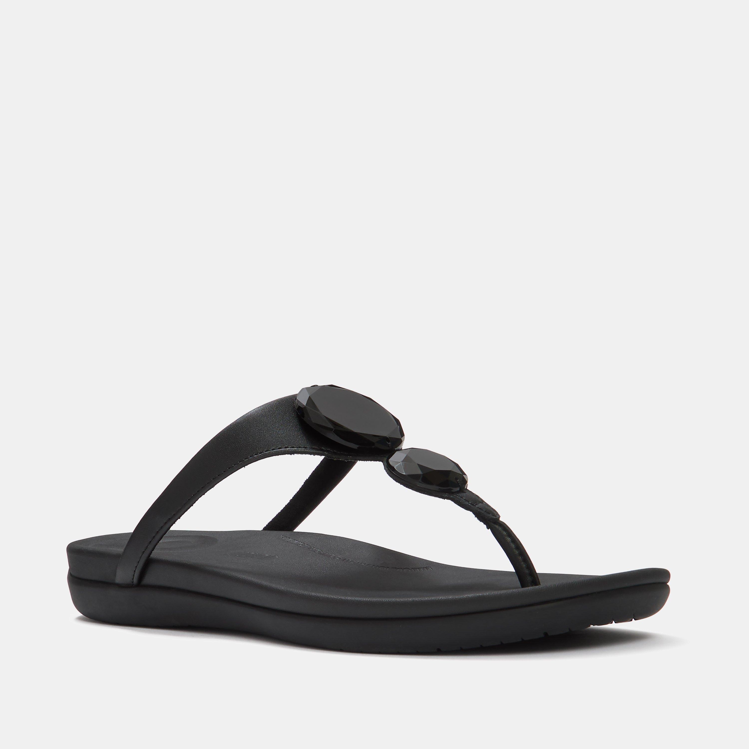 Black - Fitflop - Women's Flat Sandals - 4