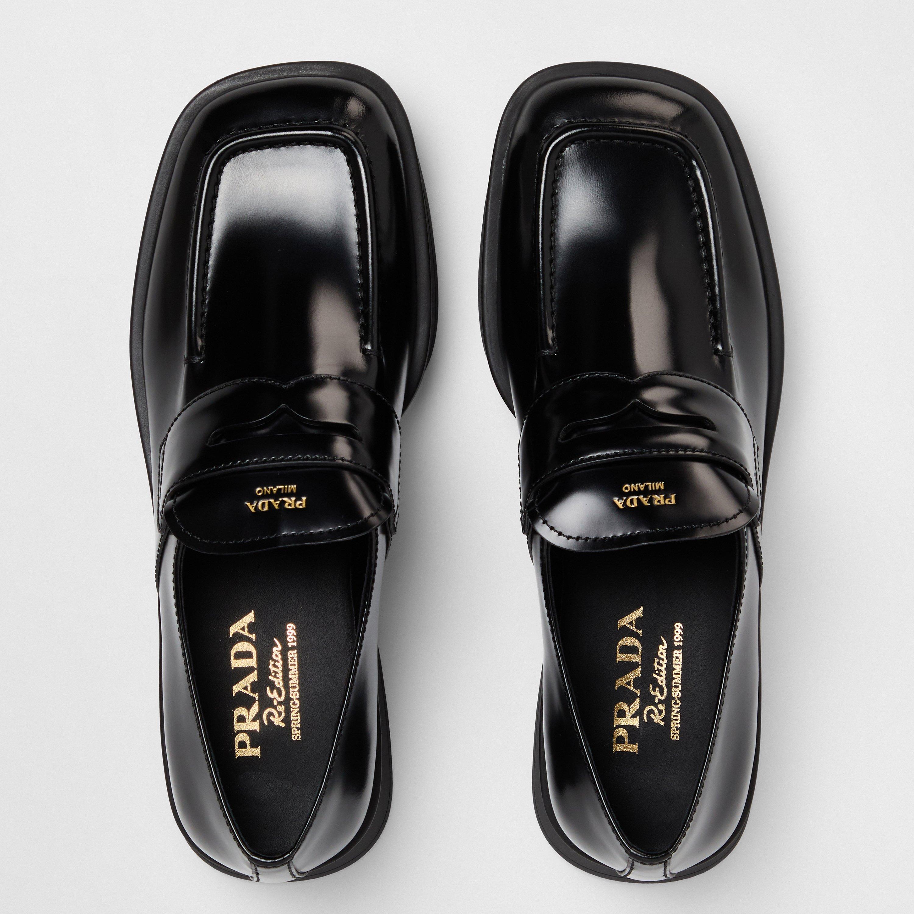 Nero - Prada - Equal Leather Loafers - 5