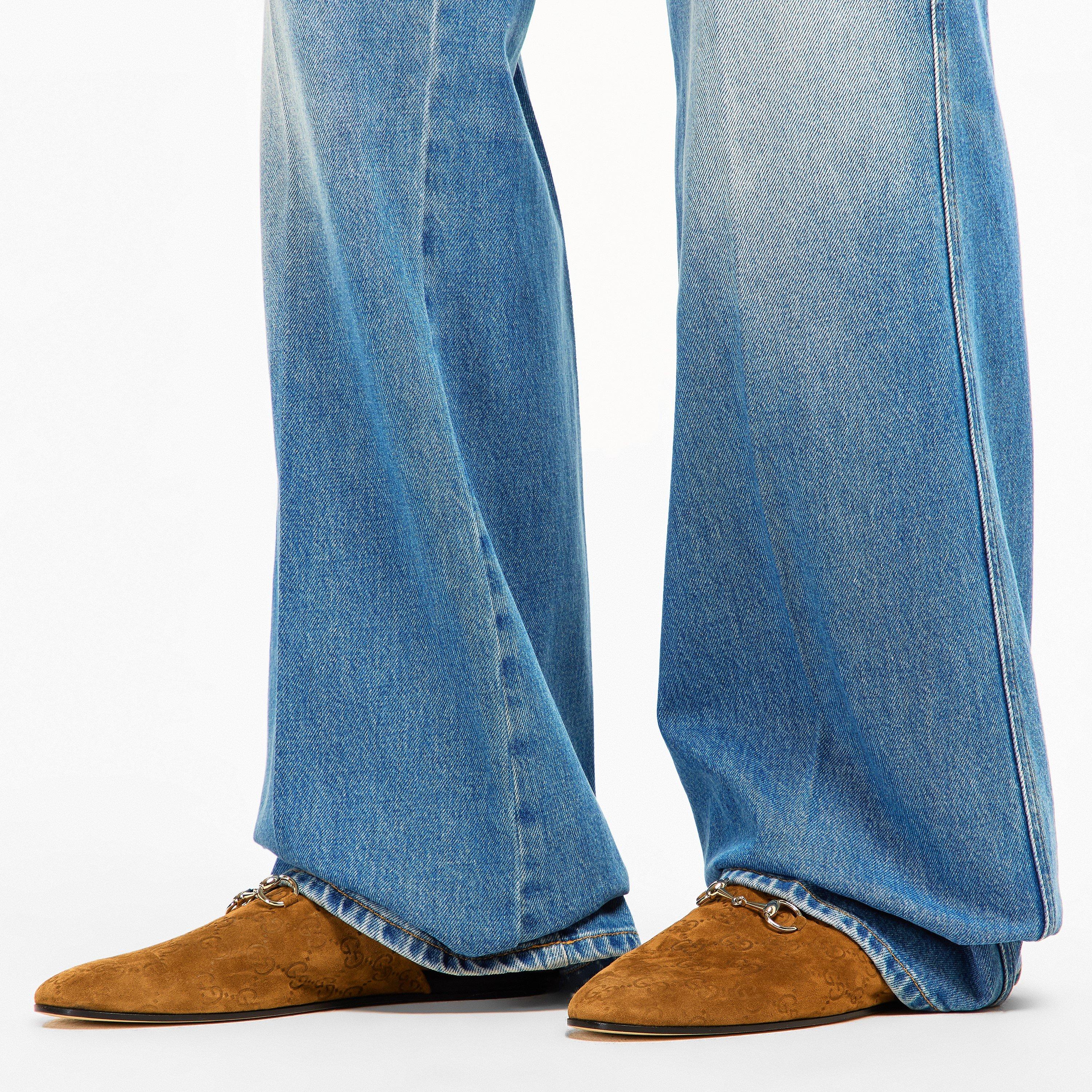 Pepper Brown - Gucci - Women's Lucy Flat Mules - 3