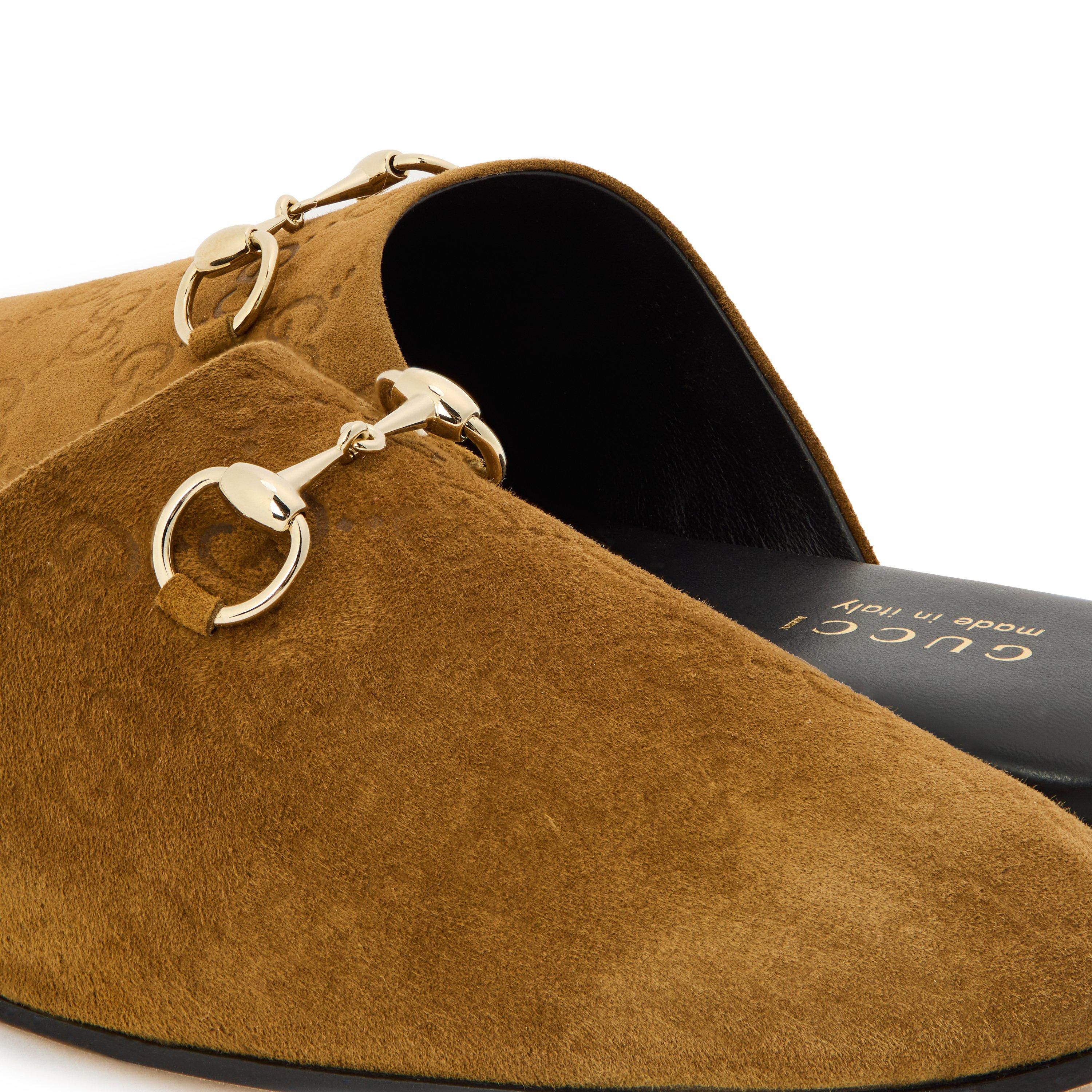 Pepper Brown - Gucci - Women's Lucy Flat Mules - 4