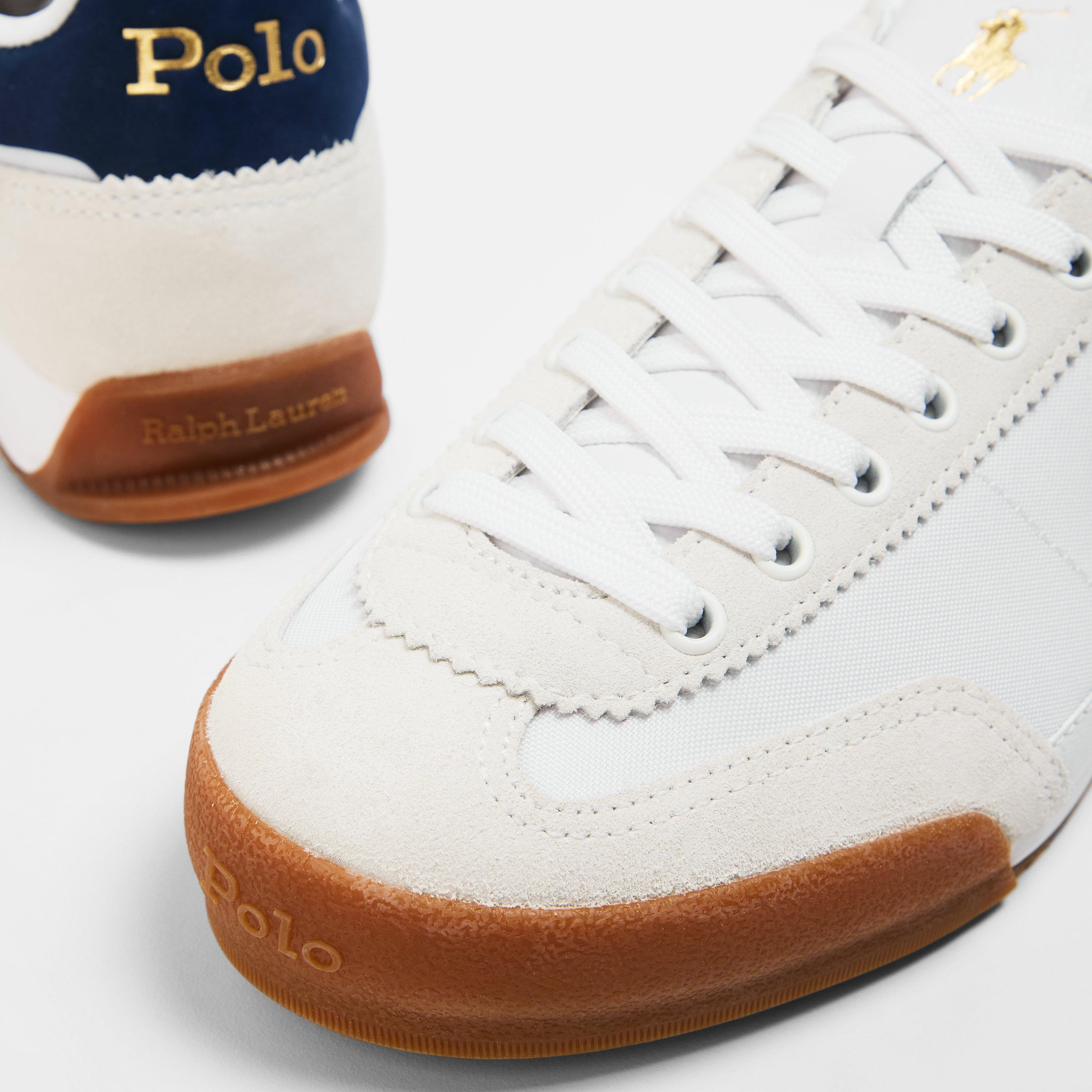 White/Navy - Polo Ralph Lauren - Hester Trainer - 4