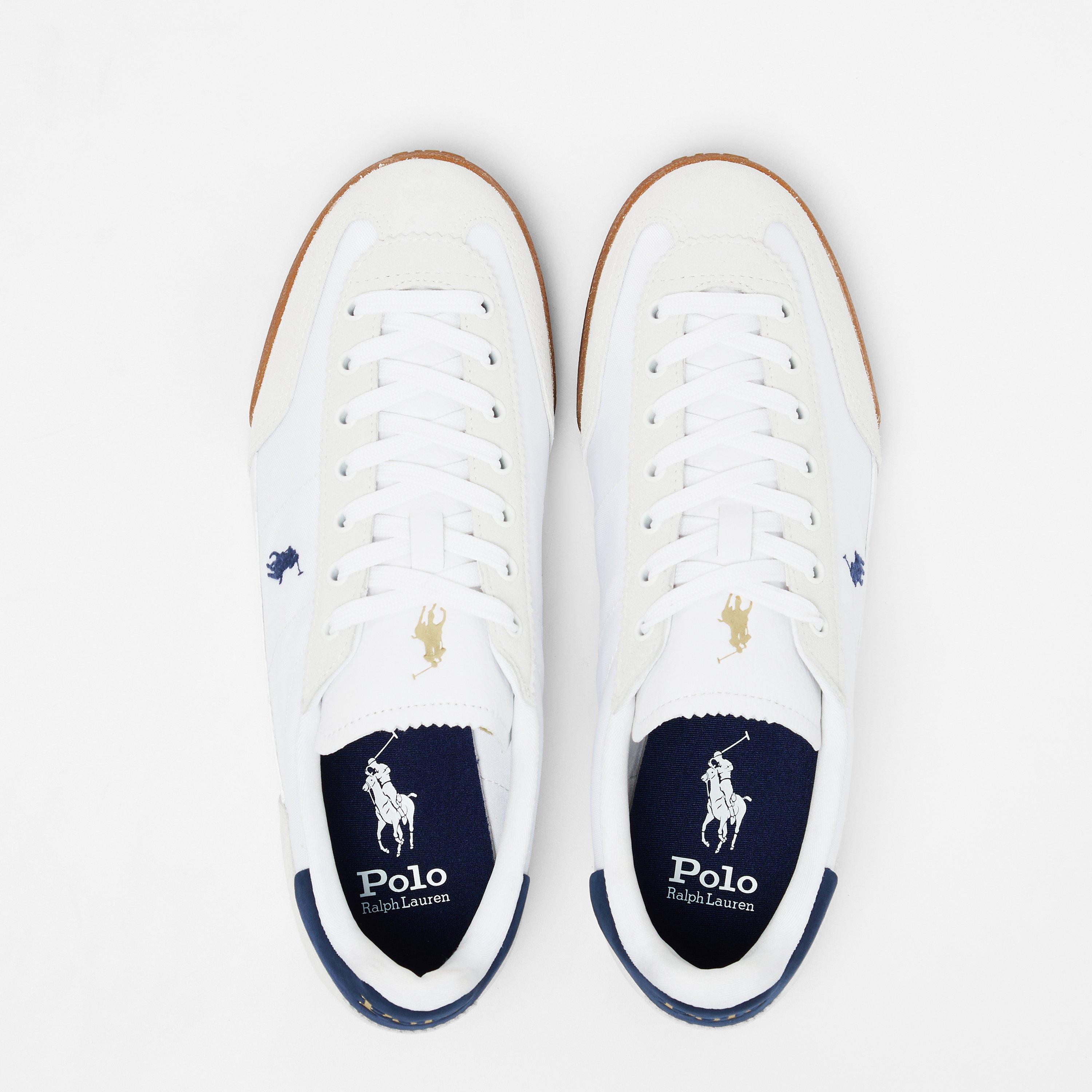 White/Navy - Polo Ralph Lauren - Hester Trainer - 5