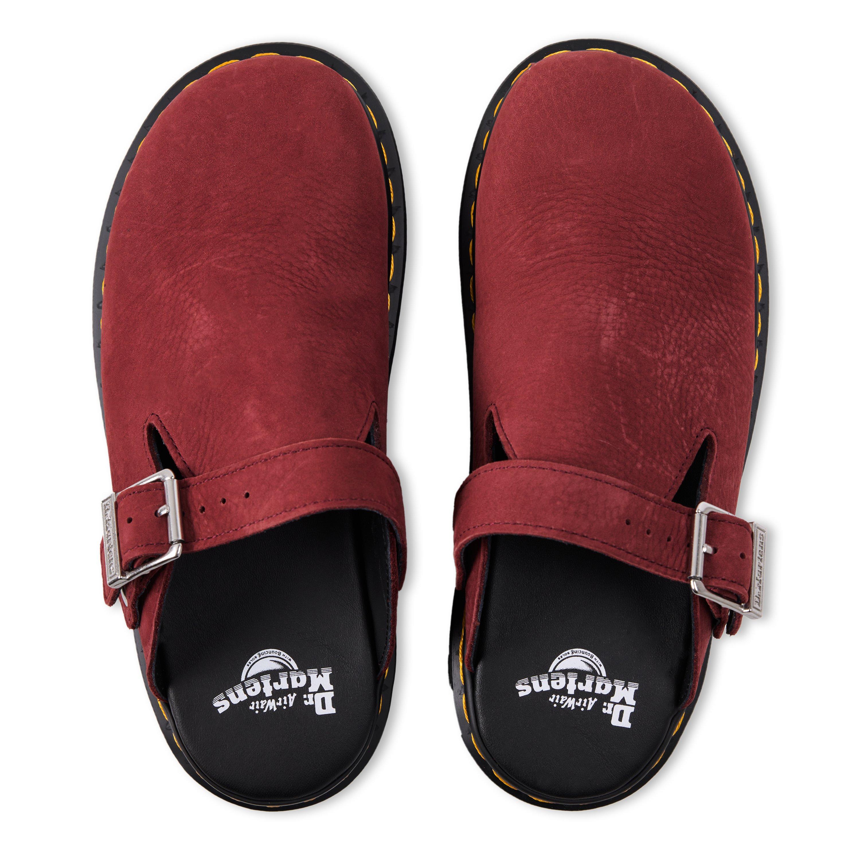 Cherry CrzyHrse - Dr Martens - Zebzag Mule - 4