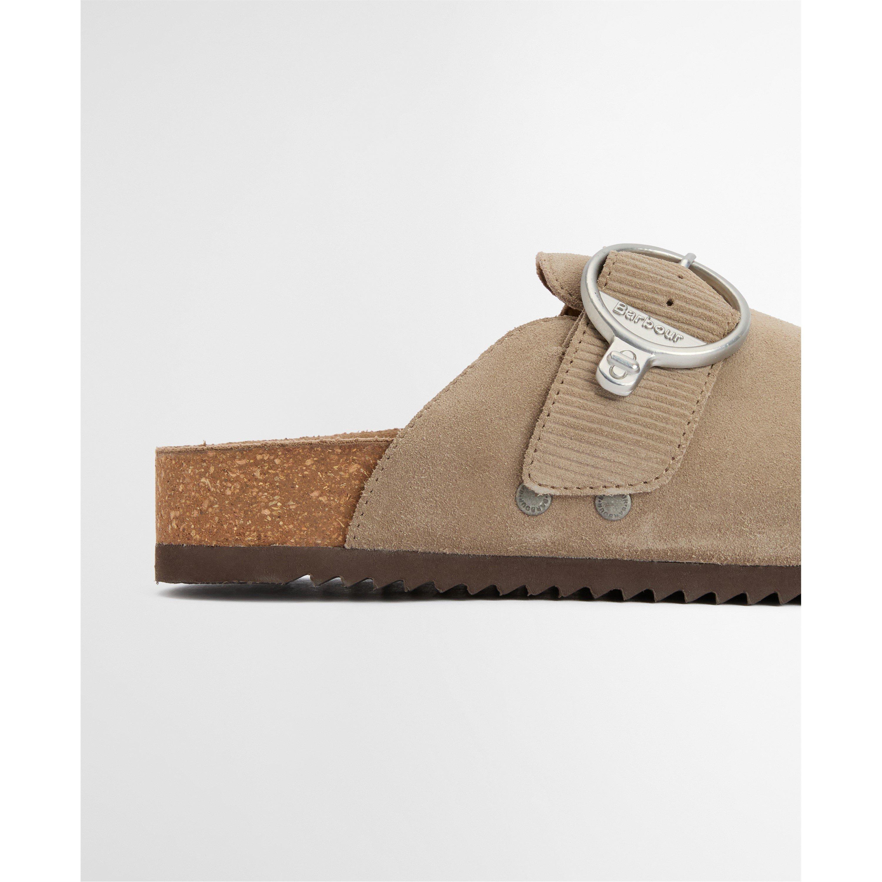 Taupe Suede - Barbour - Womens Kyra Sandals - 4