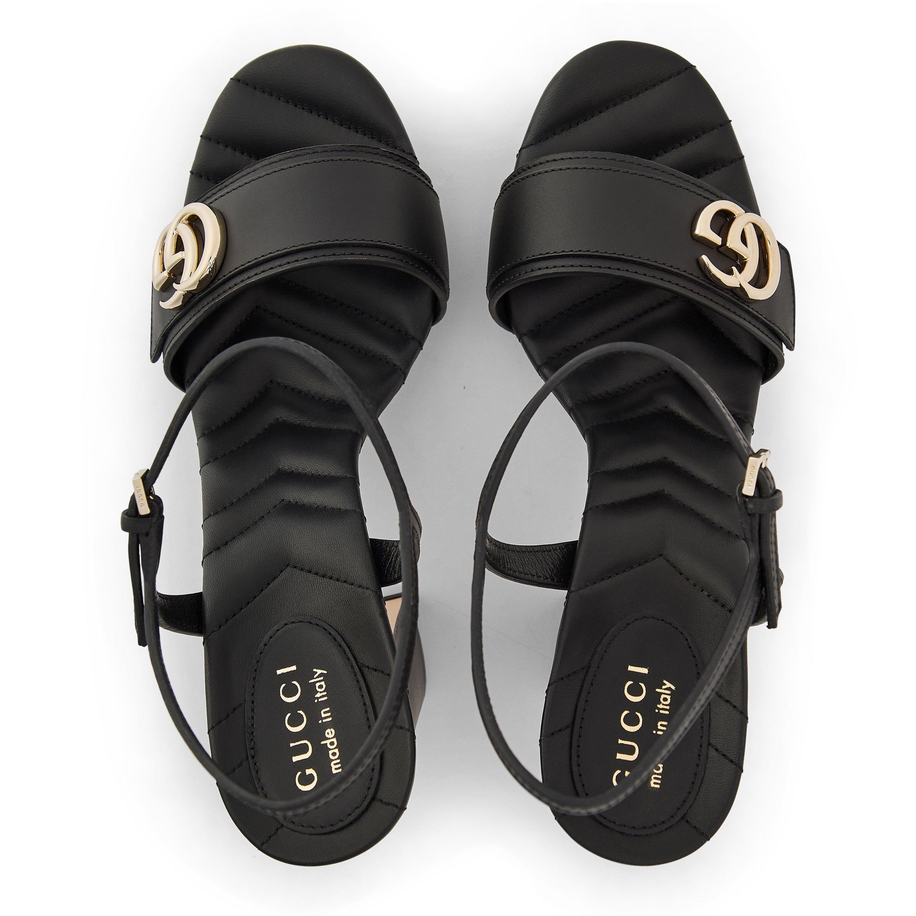 Black - Gucci - Women's Heeled Sandals - 3