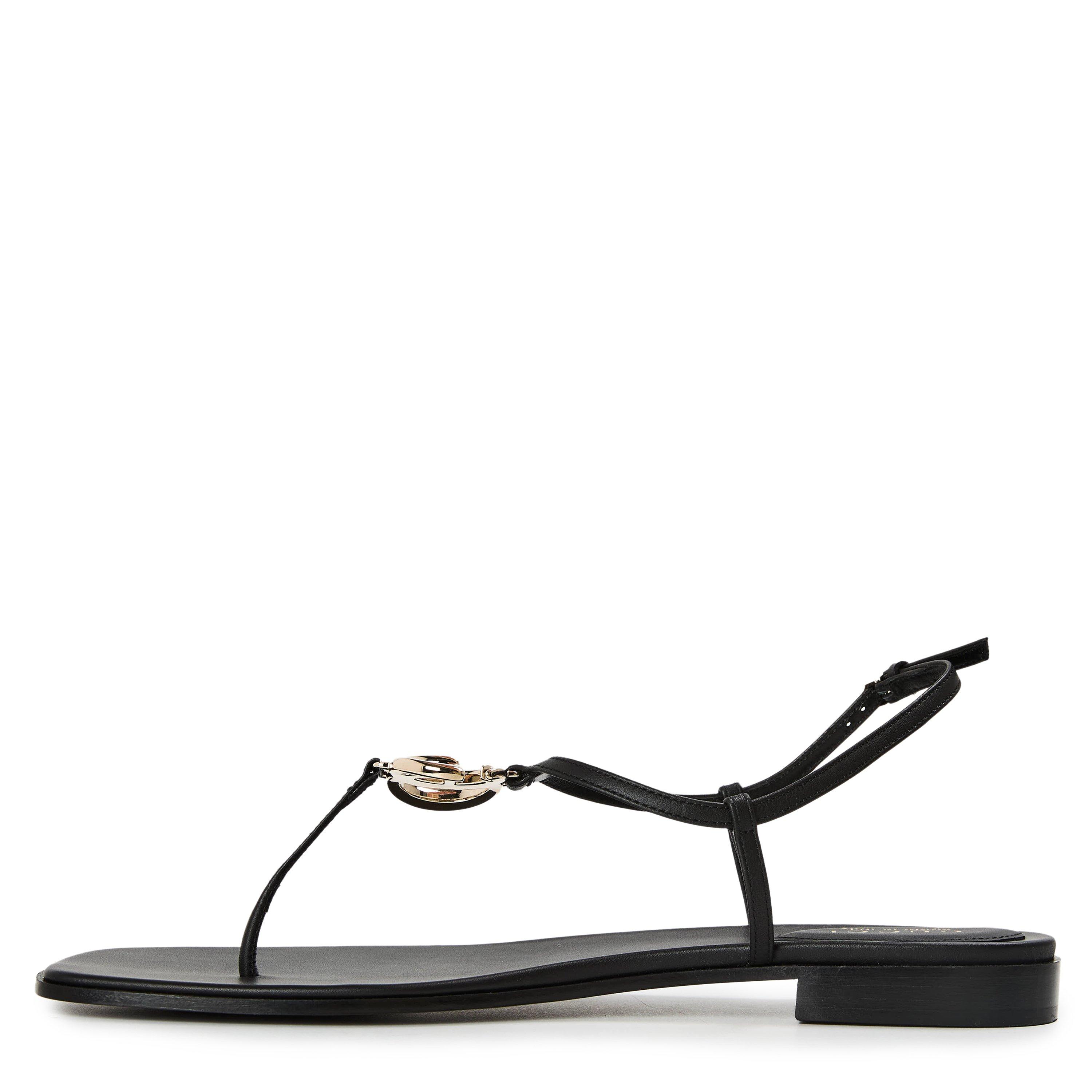 Black - Gucci - Women's Flat Sandals - 2