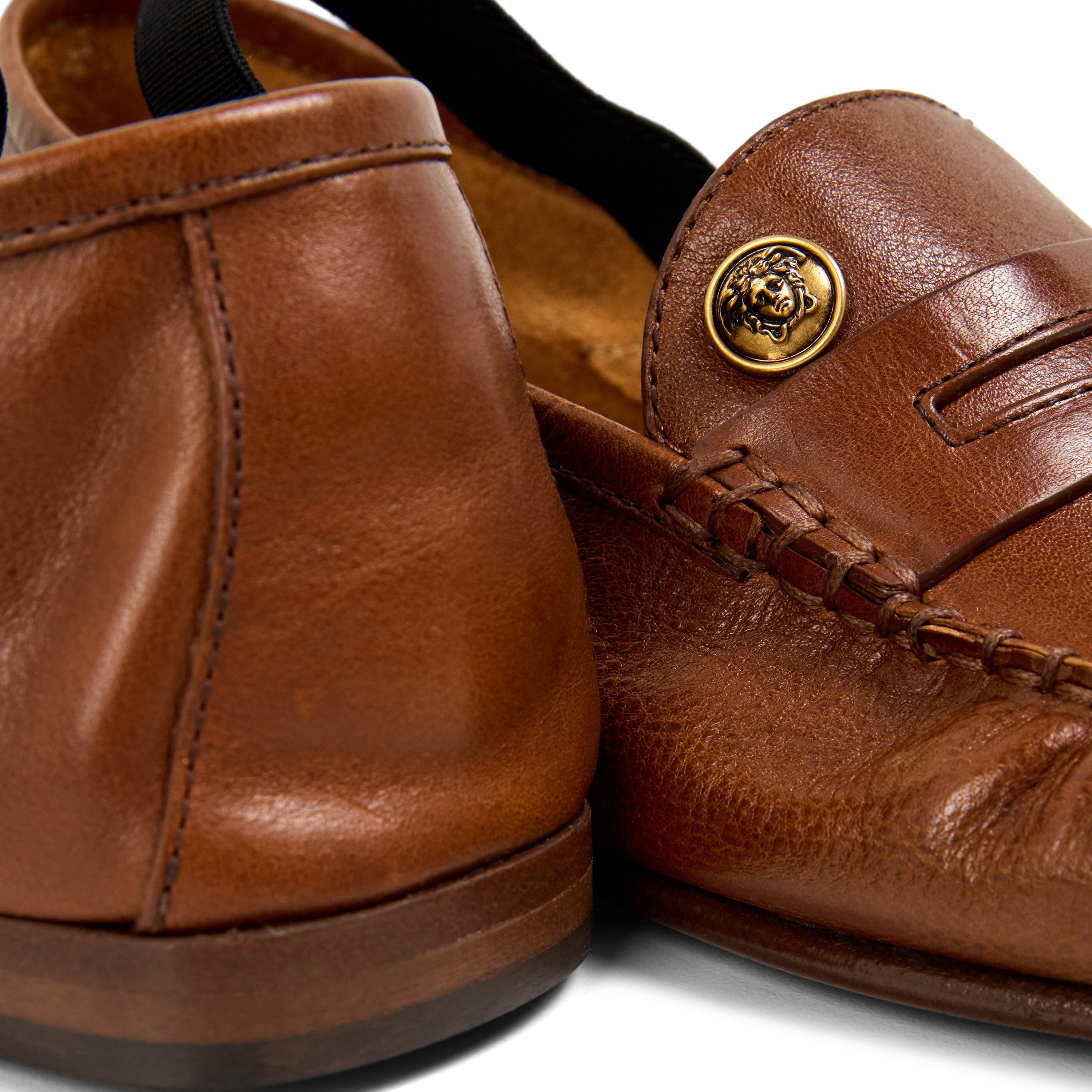 Brown - Versace - Versace Loafer Ld62 - 3