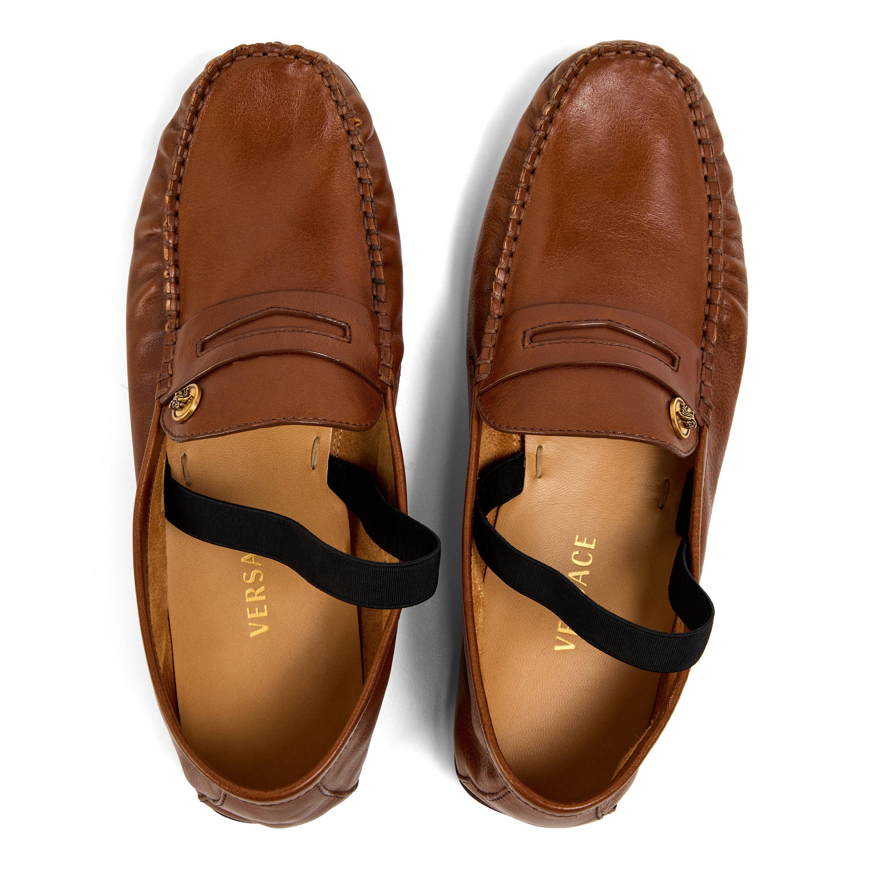 Brown - Versace - Versace Loafer Ld62 - 4