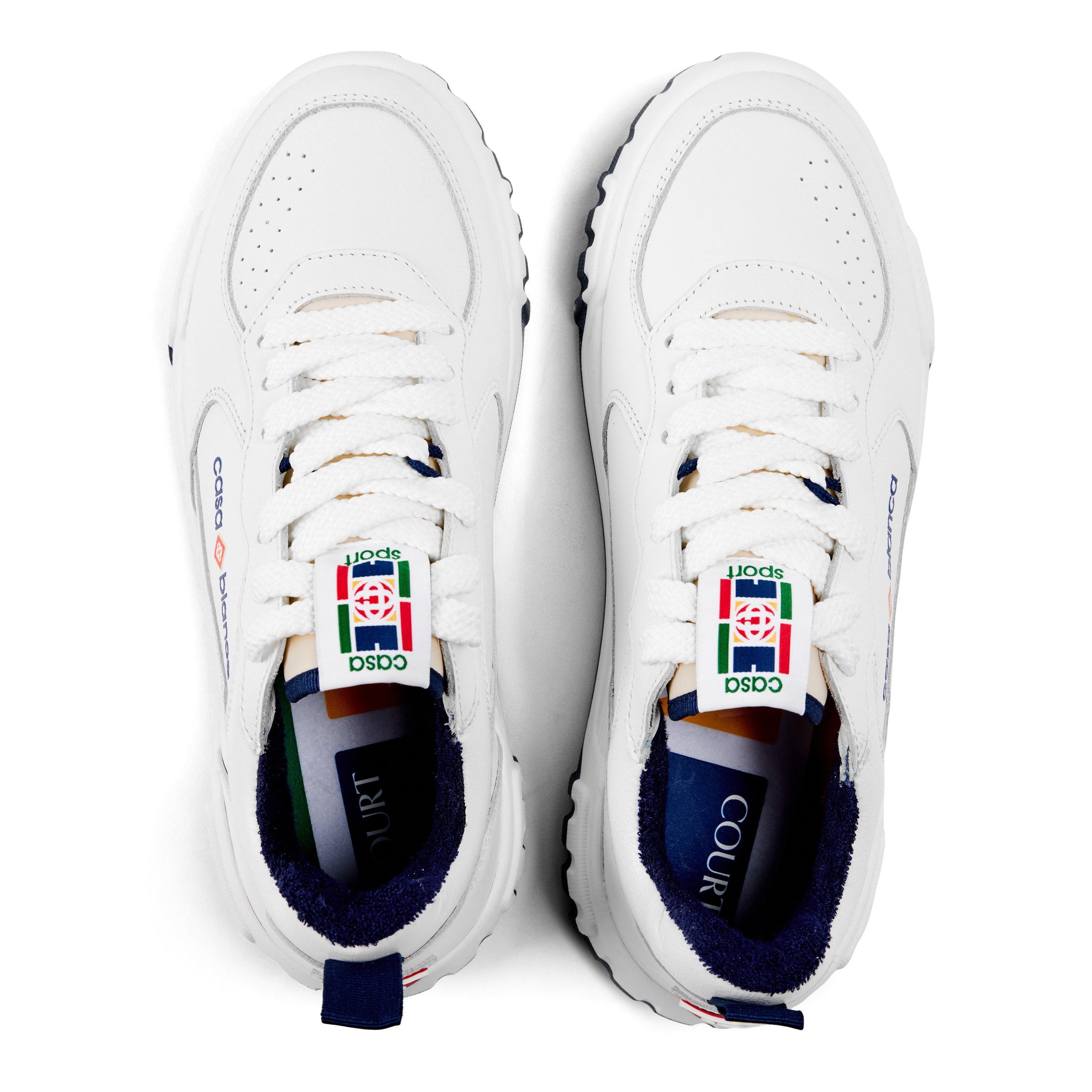 Navy White - Casablanca - Casa Court Trainers Ld99 - 6